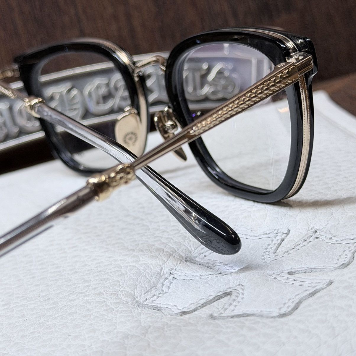 Chrome Hearts Chrome Hearts Strapadictome Glasses Size ONE SIZE - 9 Thumbnail