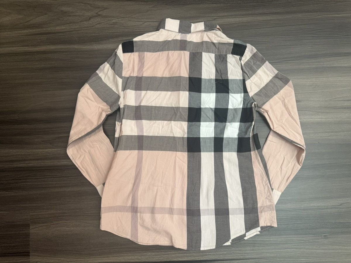 Burberry Burberry Lace Nova Check Print Cotton Button Down Long Shirt Size S / US 4 / IT 40 - 8 Thumbnail