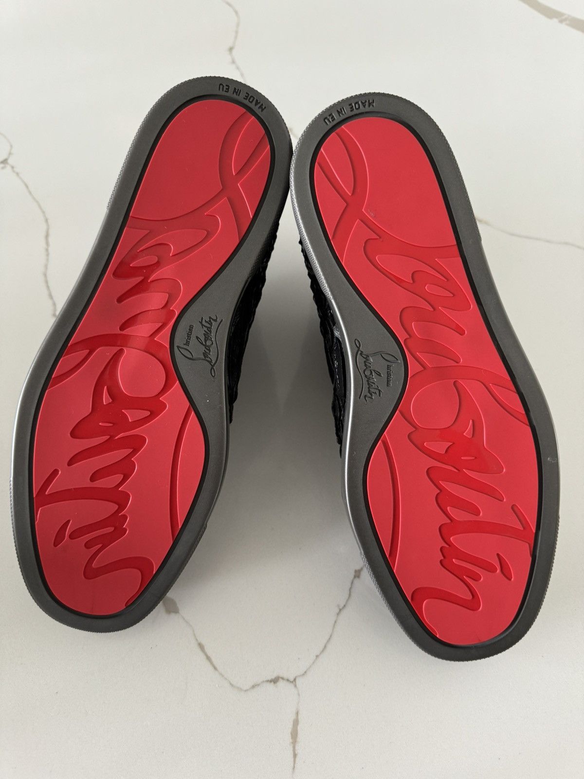 Christian Louboutin Christian Louboutin Python Sneaker Size US 7 / EU 40 - 6 Thumbnail