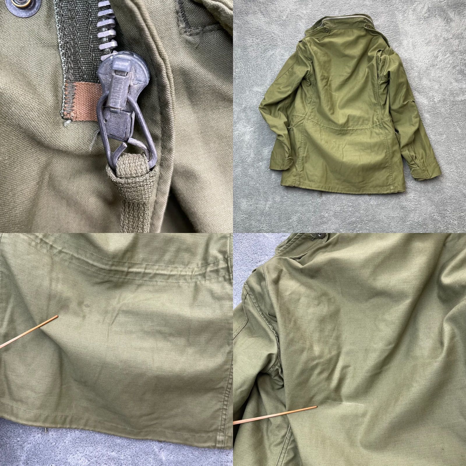 Alpha Industries VINTAGE Alpha Industries Jacket Mens Small Green Military Coat Army Vietnam 1969 Size US S / EU 44-46 / 1 - 8 Thumbnail