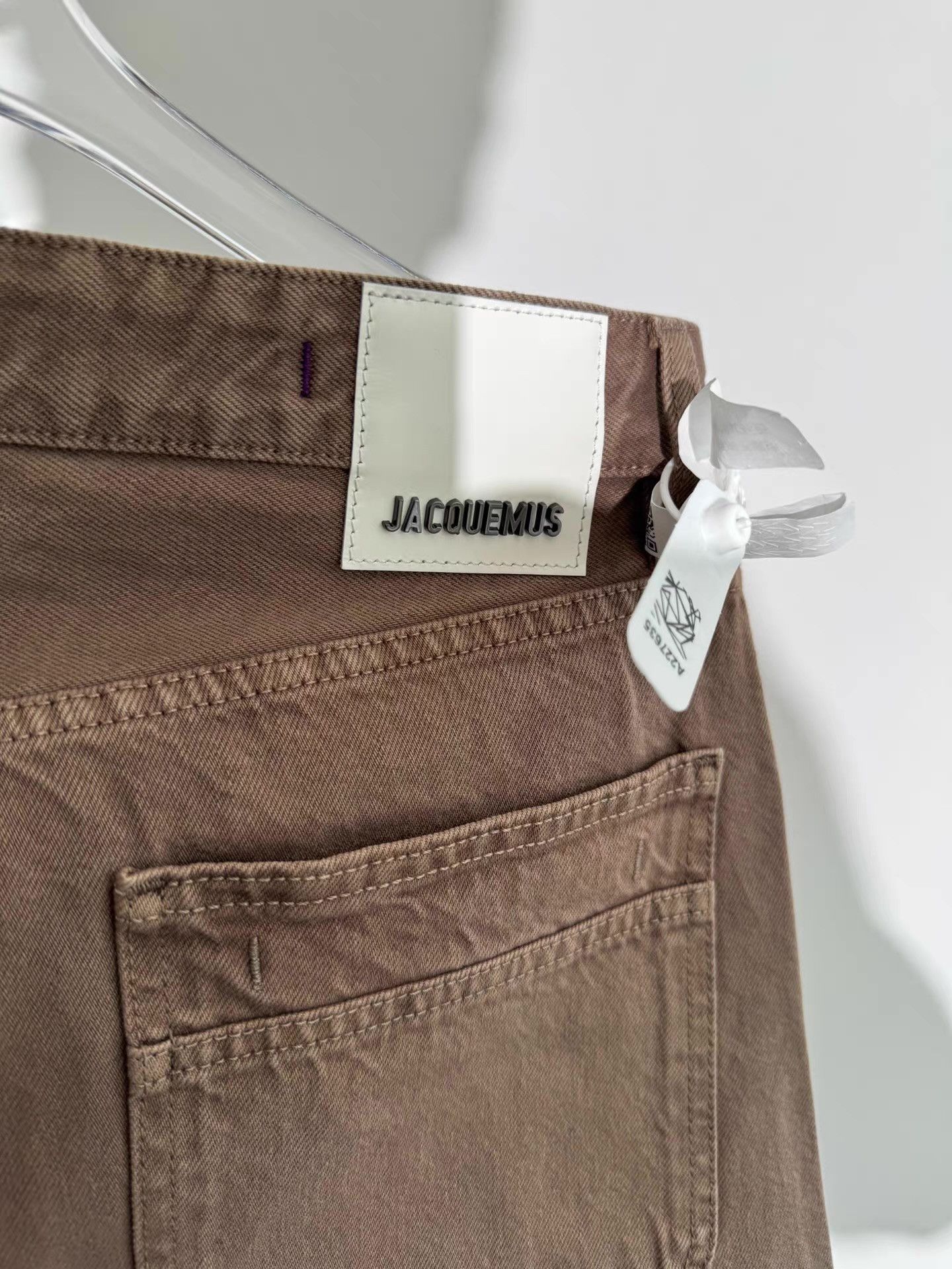 Jacquemus Jacquemus Brown Jeans Q17 Size US 34 / EU 50 - 4 Thumbnail