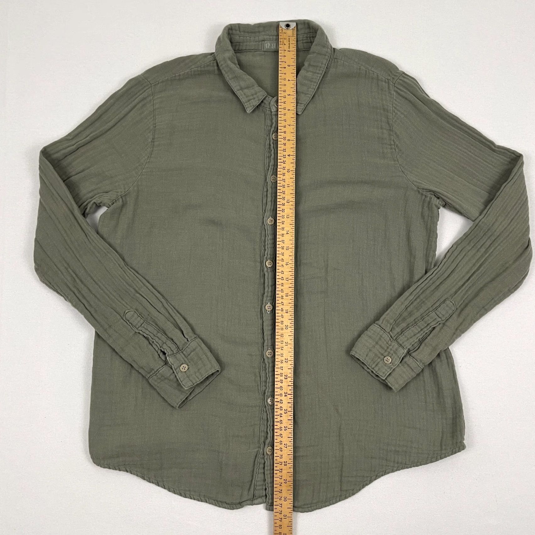Vintage CP Shades Shirt Adult L Green Button Up Work Office Casual Prep Hiking 1012-034 Size US L / EU 52-54 / 3 - 5 Thumbnail
