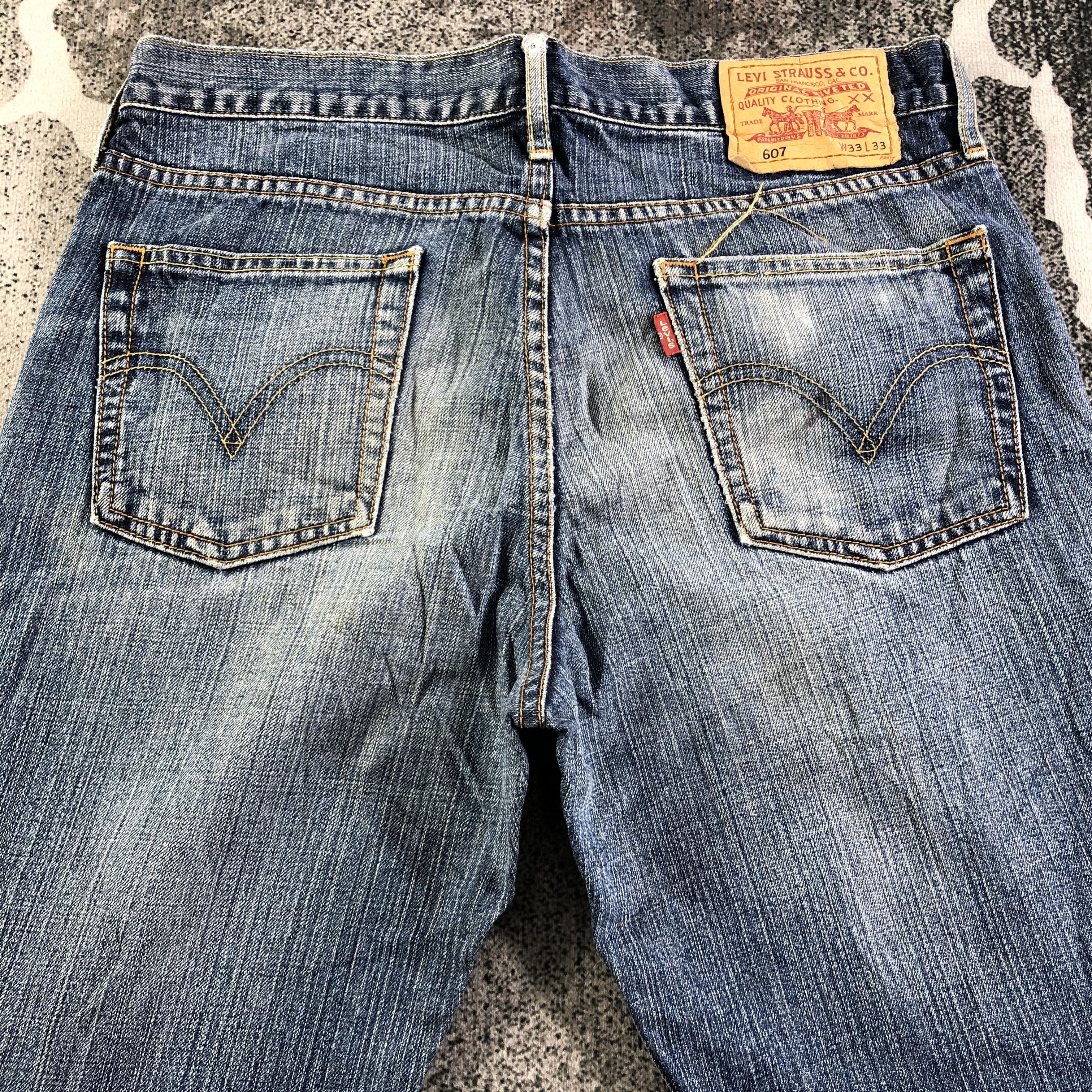 Levi's Vintage Levis 607 Jeans Flare Denim KJ2844 Size US 32 / EU 48 - 4 Thumbnail