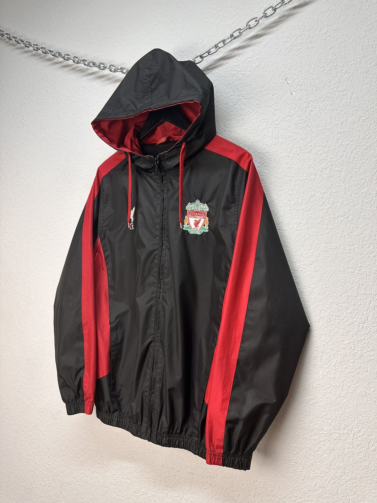 Adidas Vintage Liverpool Nike Premier Nylon Sweatshirt Y2K Hoodie Size US S / EU 44-46 / 1 - 2 Thumbnail