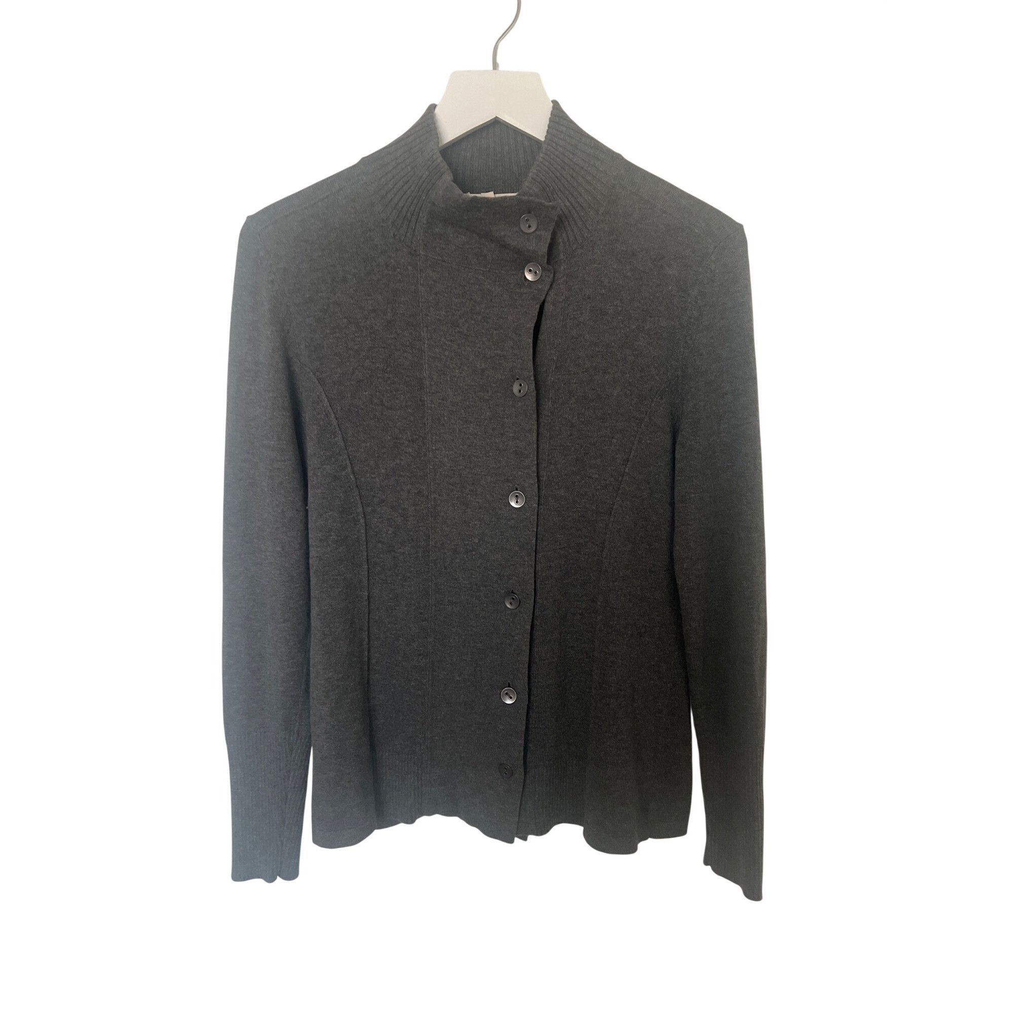 Eileen Fisher Eileen Fisher Organic Cotton Cashmere Blend Button-Front Car Size XS / US 0-2 / IT 36-38 - 1 Thumbnail