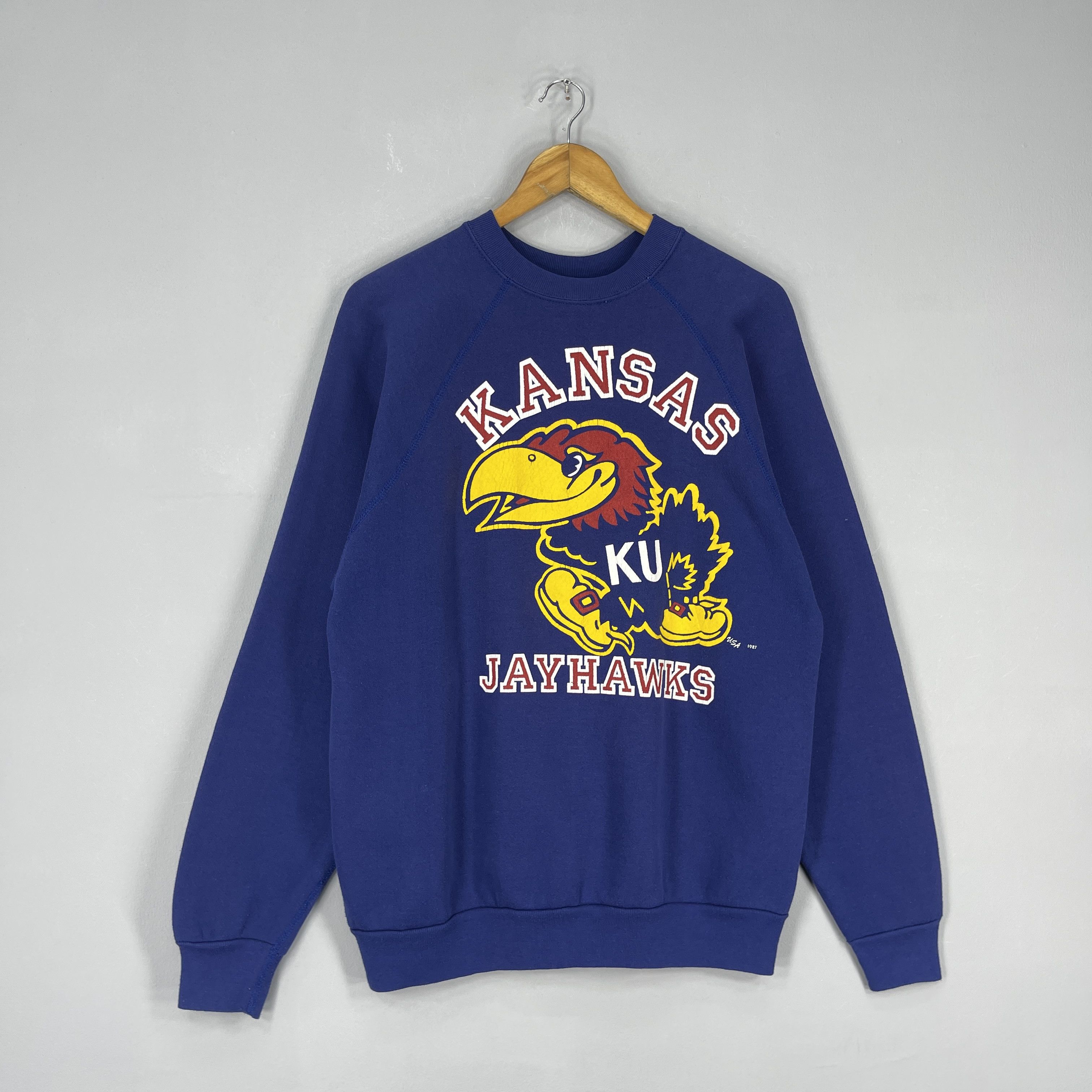 NBA Vintage KENTUCKY JAWHAWKS University Basketball Sweatshirt Size US M / EU 48-50 / 2 - 4 Thumbnail
