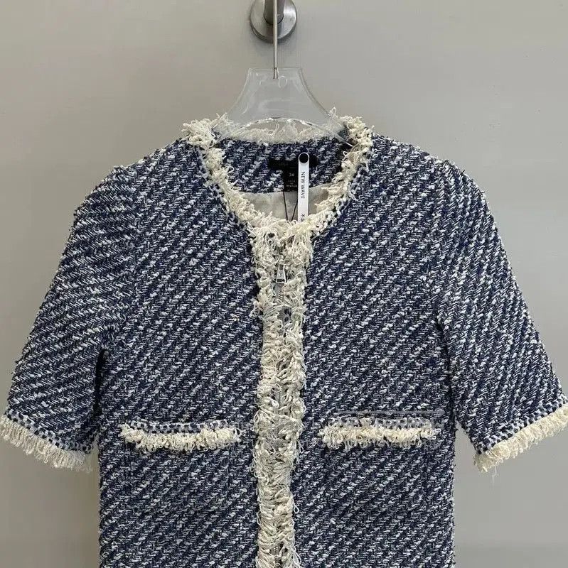 Louis Vuitton Louis Vuitton Blue Cotton Blend Long Coat . Size XS / US 0-2 / IT 36-38 - 2 Thumbnail