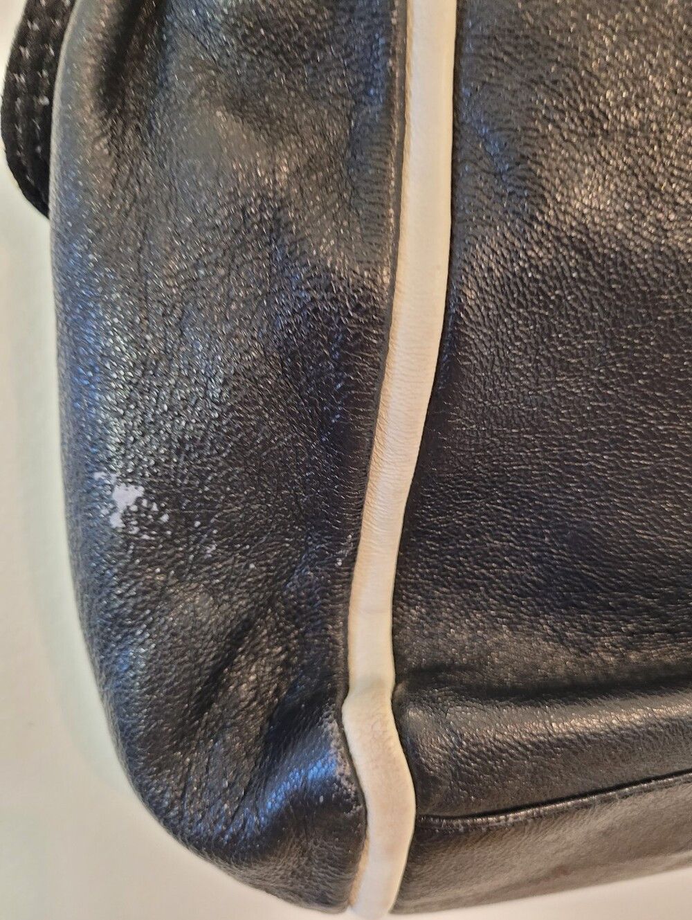 Other Gianni Conti Vintage Y2k black Leather Shoulder Bag Runes Size ONE SIZE - 4 Thumbnail