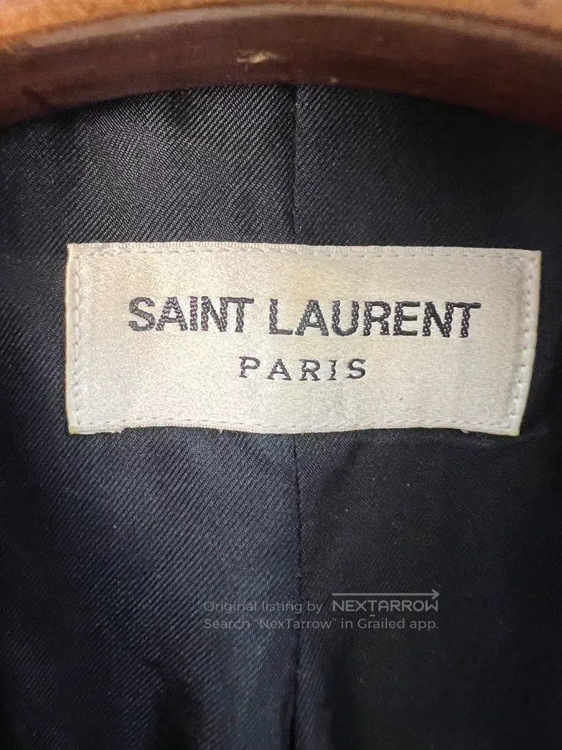 Saint Laurent Paris Saint Laurent Paris Black wool coat Size XXS / US 00 / IT 34 - 4 Thumbnail