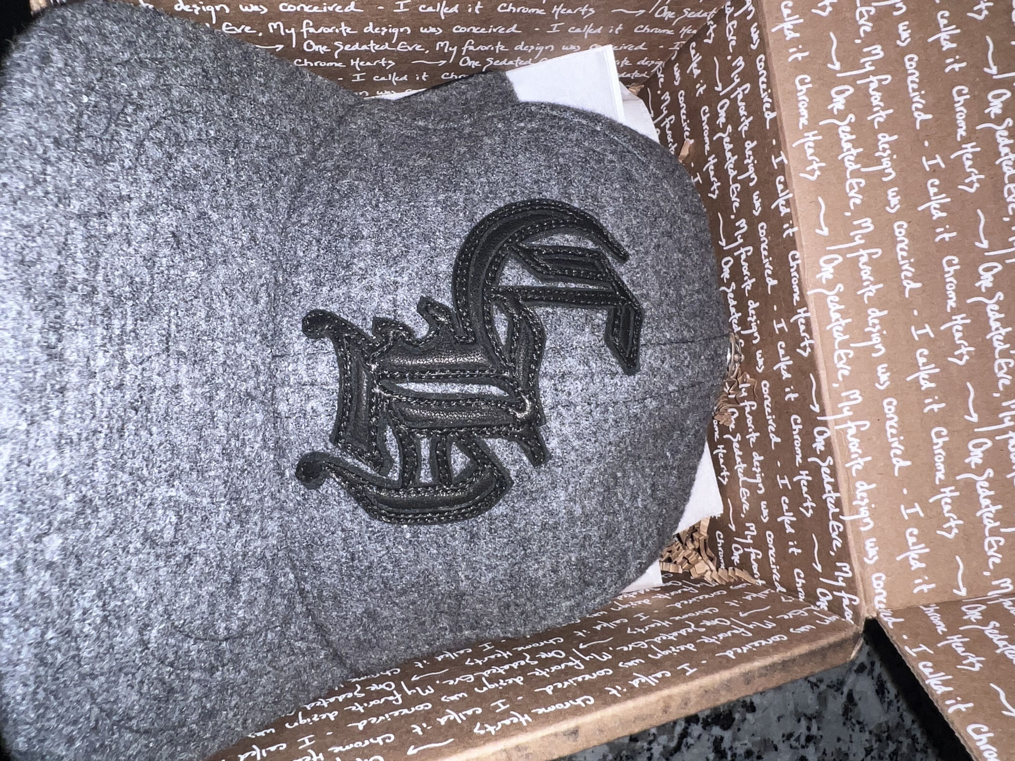 Chrome Hearts Chrome Hearts 100% Wool SnapBack Cap Size ONE SIZE - 7 Thumbnail