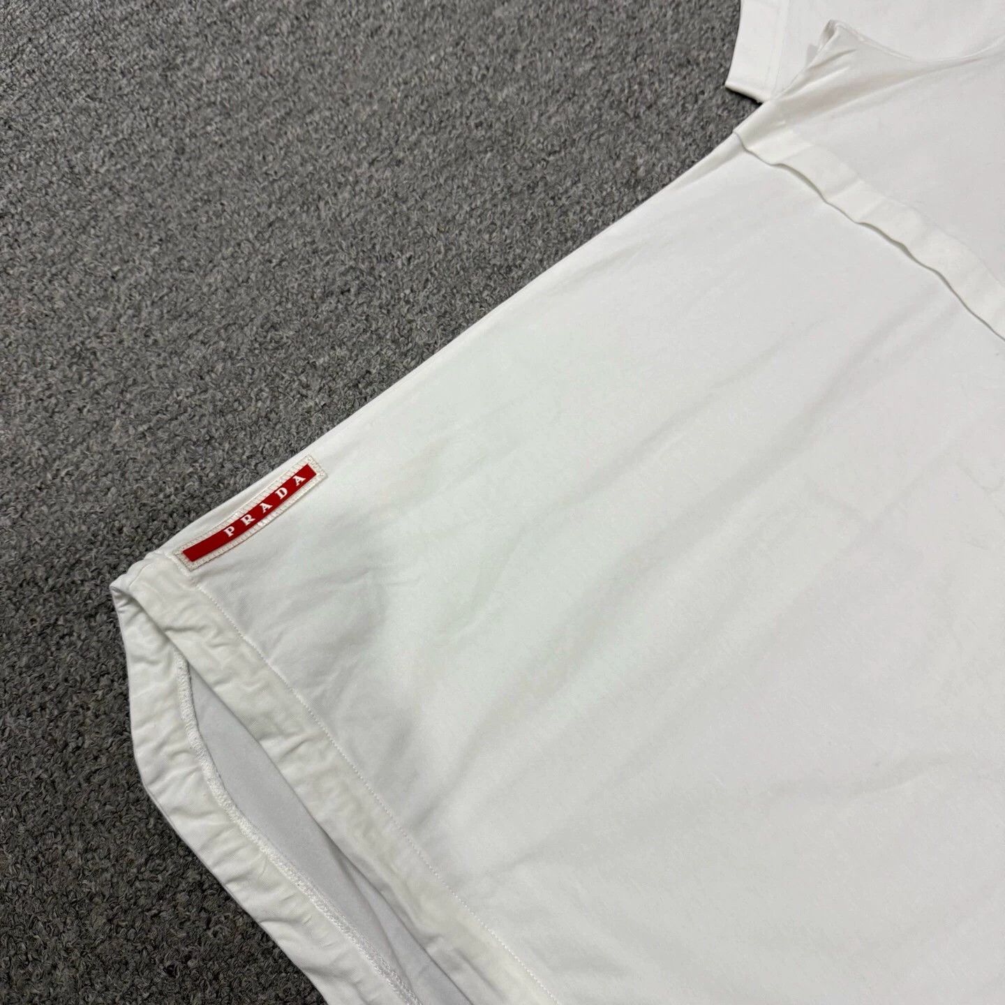 Prada Prada White Nylon Tape Short Sleeve XL Size US XL / EU 56 / 4 - 3 Thumbnail
