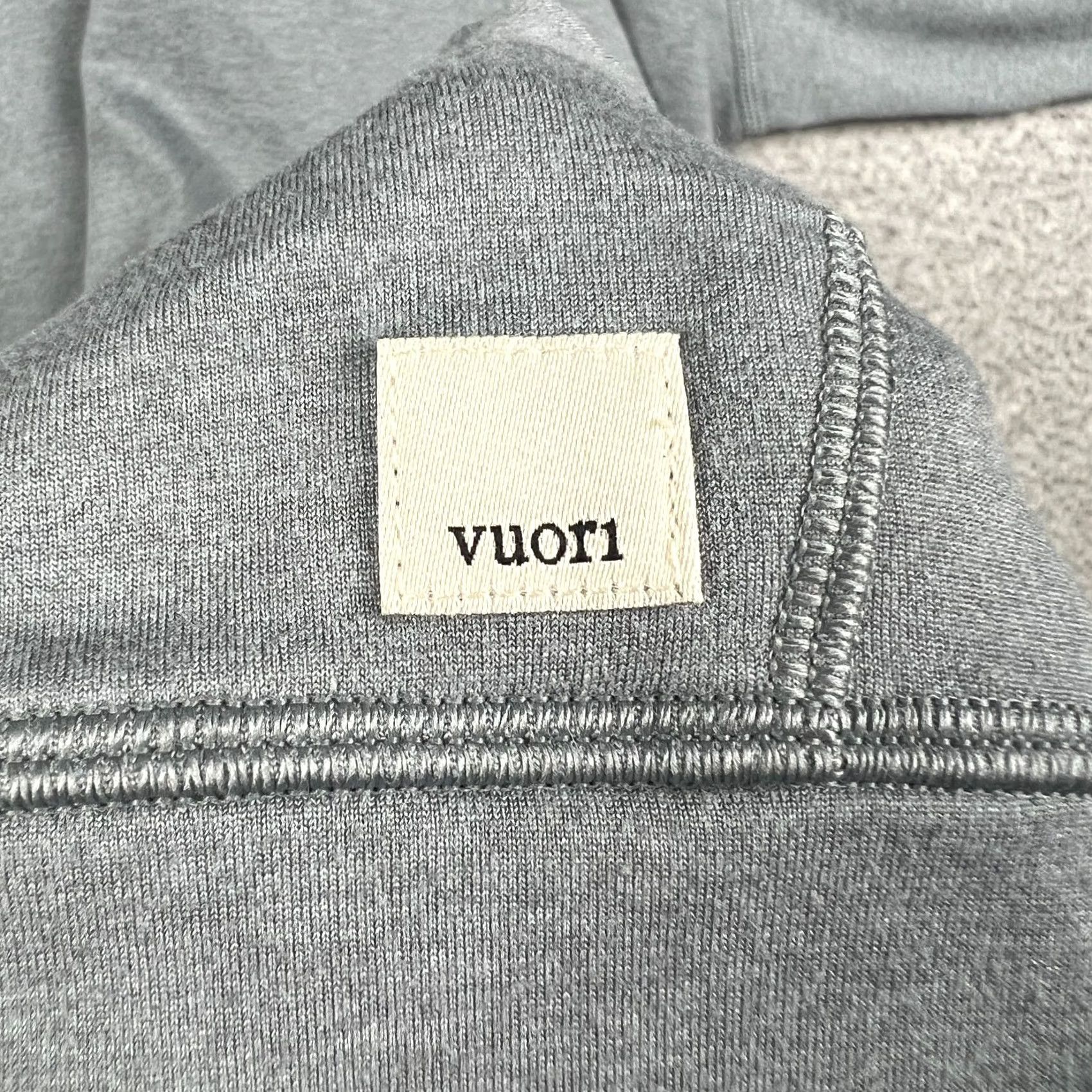 Vuori Vuori Ponto Performance Half Zip Hoodie Stretch Large Mens Blue Cadence? Size US L / EU 52-54 / 3 - 3 Thumbnail