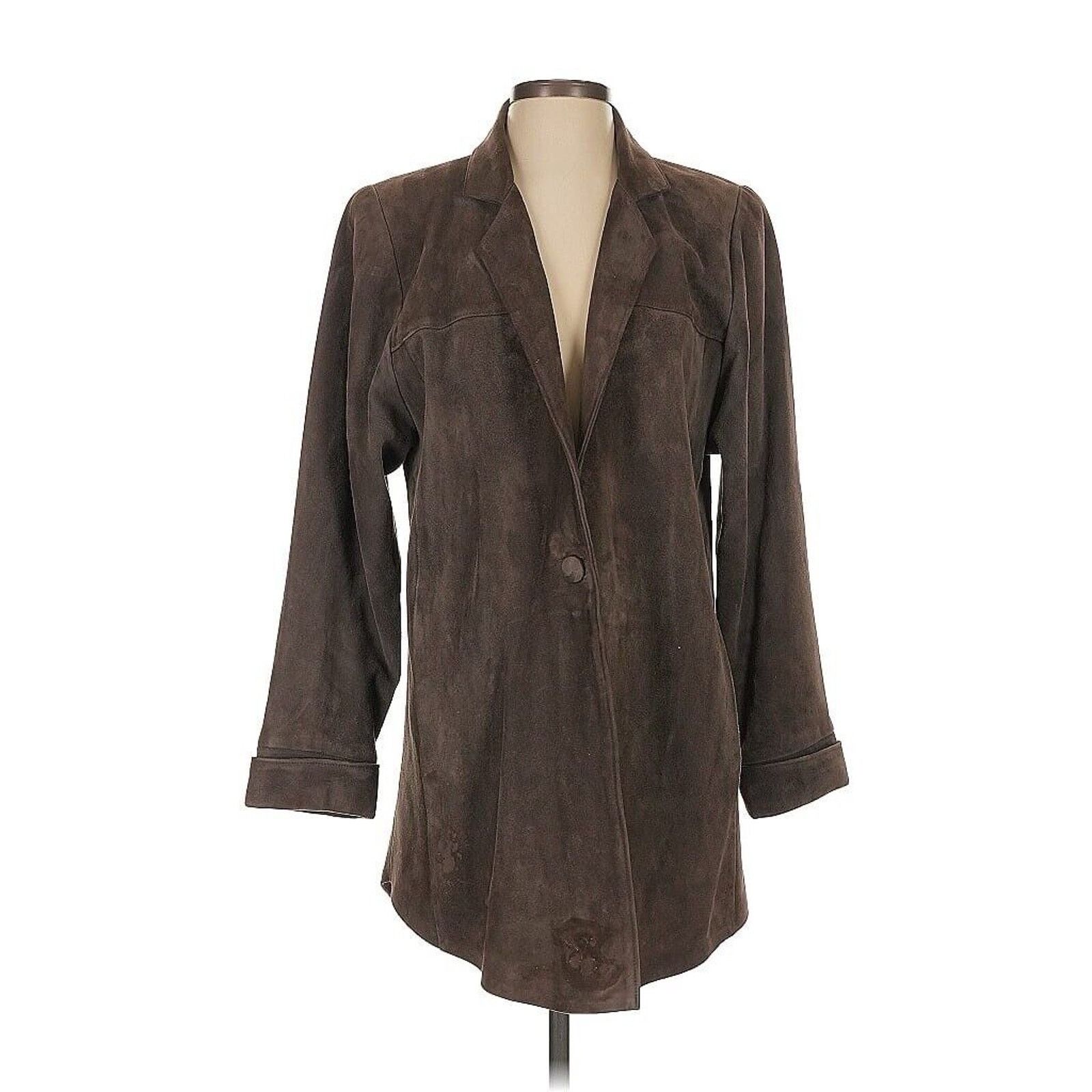 Rittmaster Carmel by the Sea Chocolate Brown Suede Jacket S