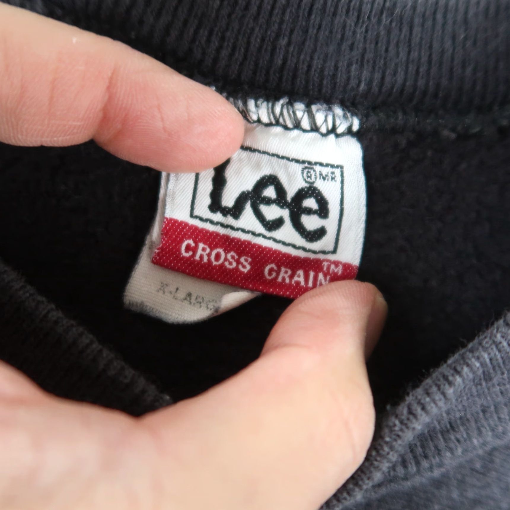 Lee VINTAGE Lee Sweatshirt Crewneck Black XL Mens 90s Dog Nature Outdoor Retro Sports Size US XL / EU 56 / 4 - 7 Thumbnail