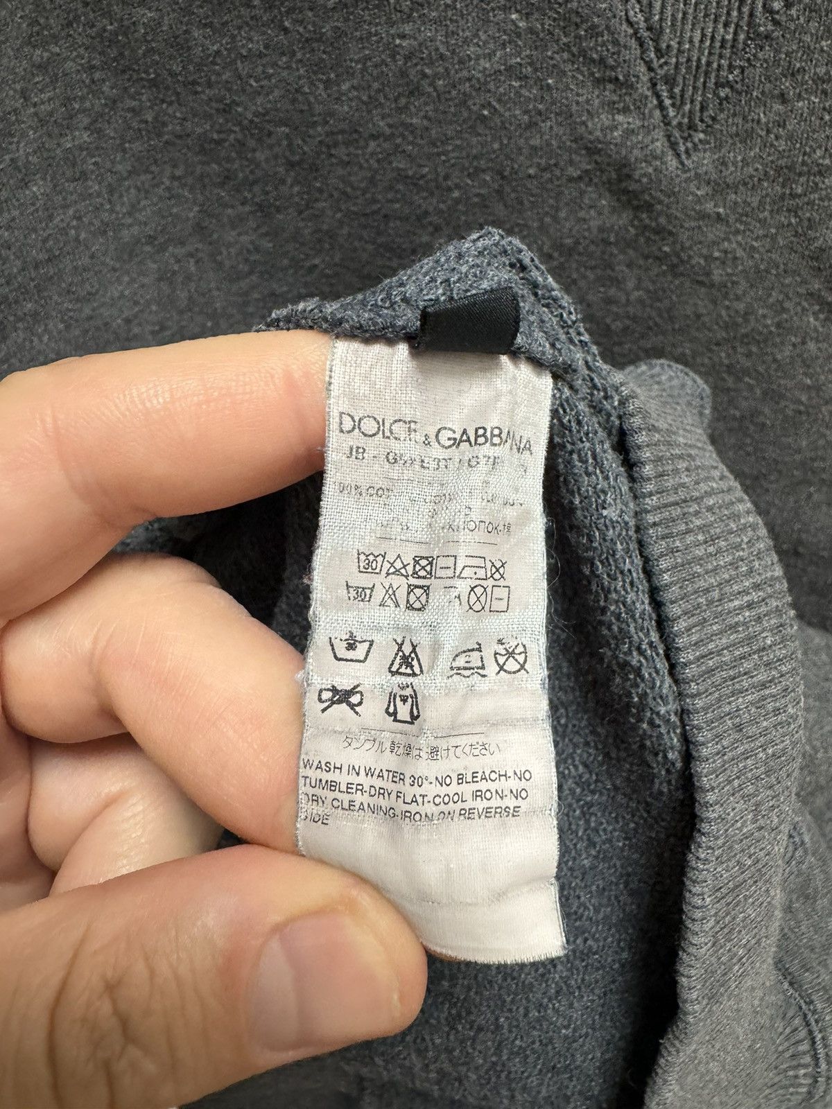 Dolce & Gabbana Dolce and Gabbana men vintage sweatshirt M-L sz 50 Size US M / EU 48-50 / 2 - 8 Thumbnail