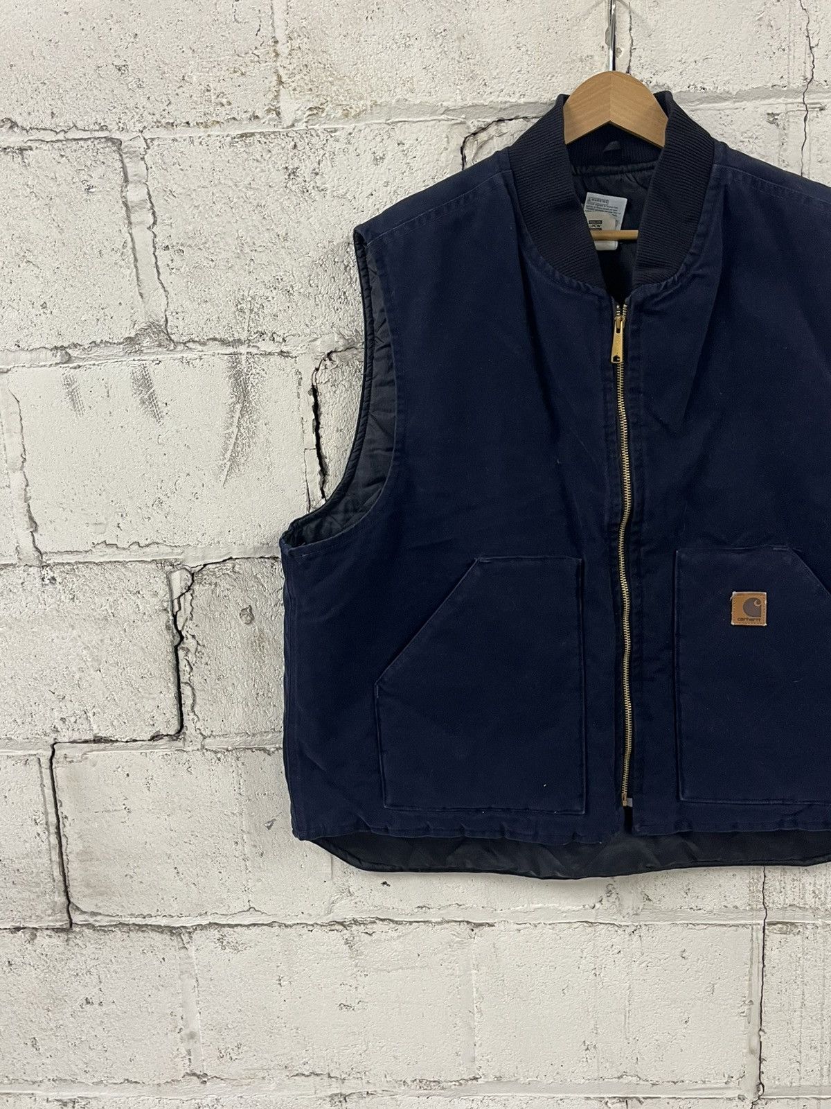 Carhartt Carhartt vintage vo2 MDT navy blue vest streetwear rare hype Size US XXL / EU 58 / 5 - 4 Thumbnail
