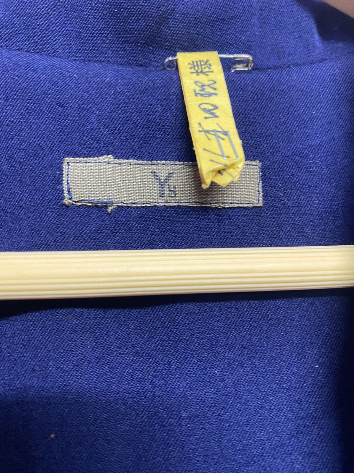 Yohji Yamamoto Y’s Yohji Yamamoto Made in Japan Minimalist Blaze 100% Wool Size 42S - 7 Thumbnail