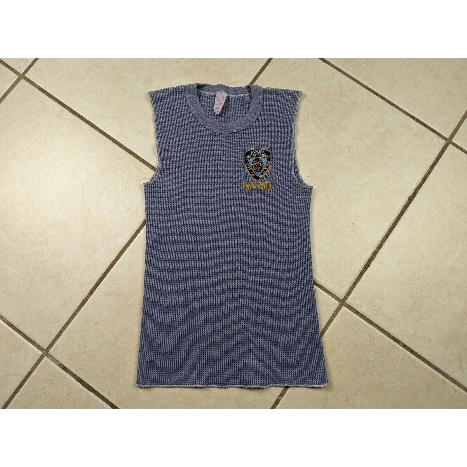 Other Vtg NYPD Coldmaster Thermal Sleeveless Blue Tanktop Shirt Size US M / EU 48-50 / 2 - 1 Thumbnail