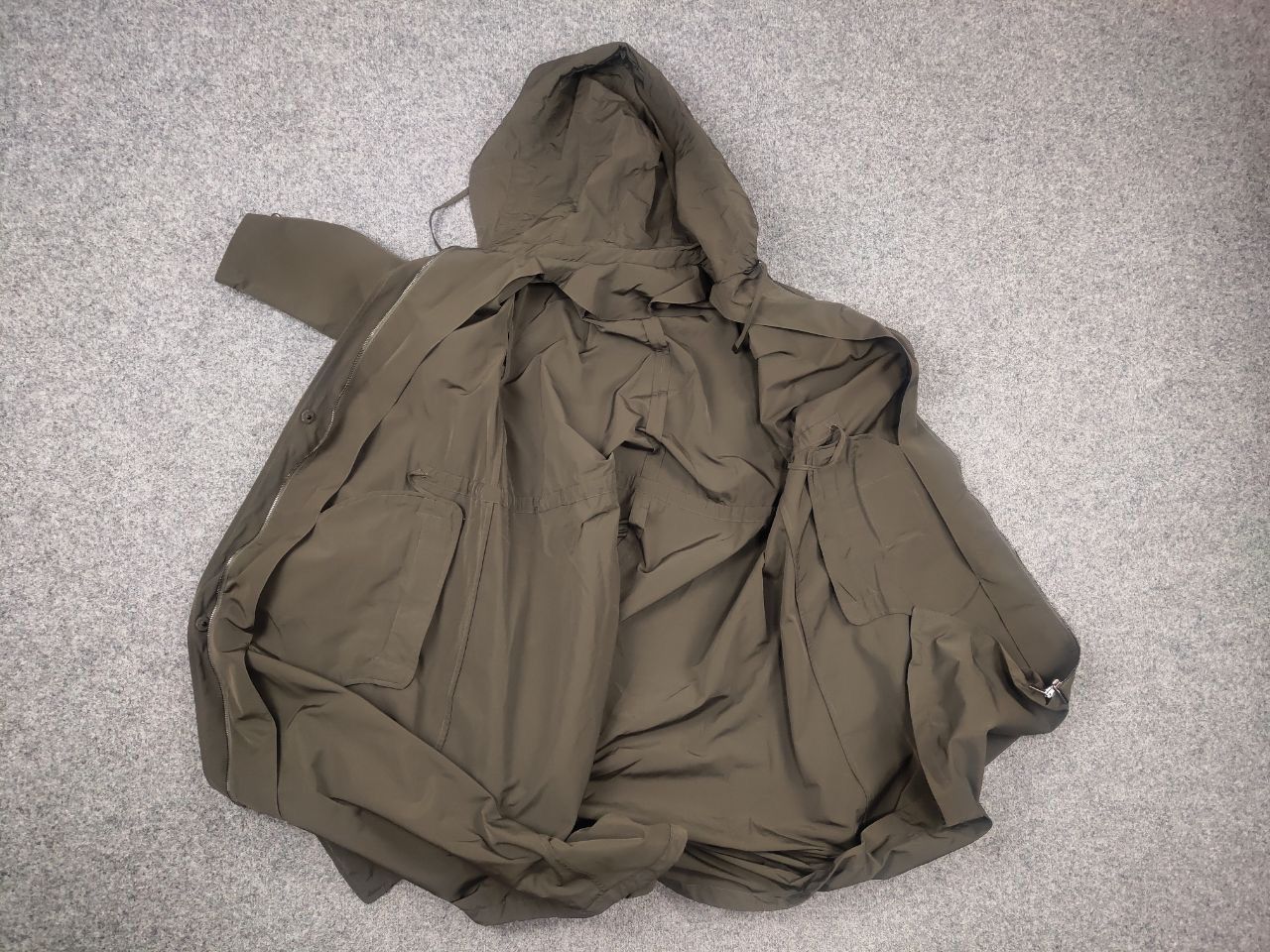Max Mara 'S Max Mara Italy Design long khaki raincoat hooded Jacket Size M / US 6-8 / IT 42-44 - 13 Thumbnail