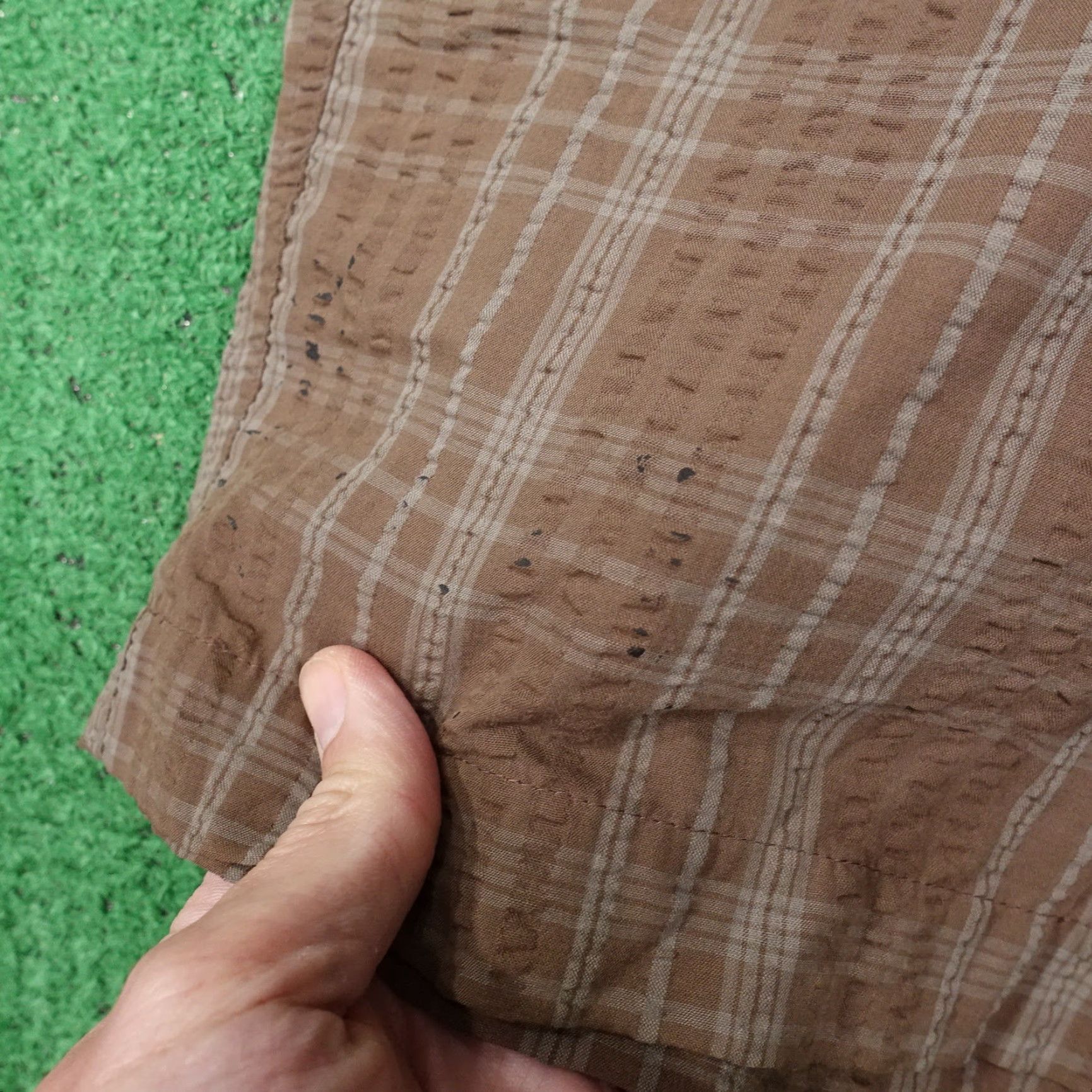 Patagonia PATAGONIA BROWN PLAID SHORTS MENS SIZE 31 READ Size US 31 - 5 Thumbnail