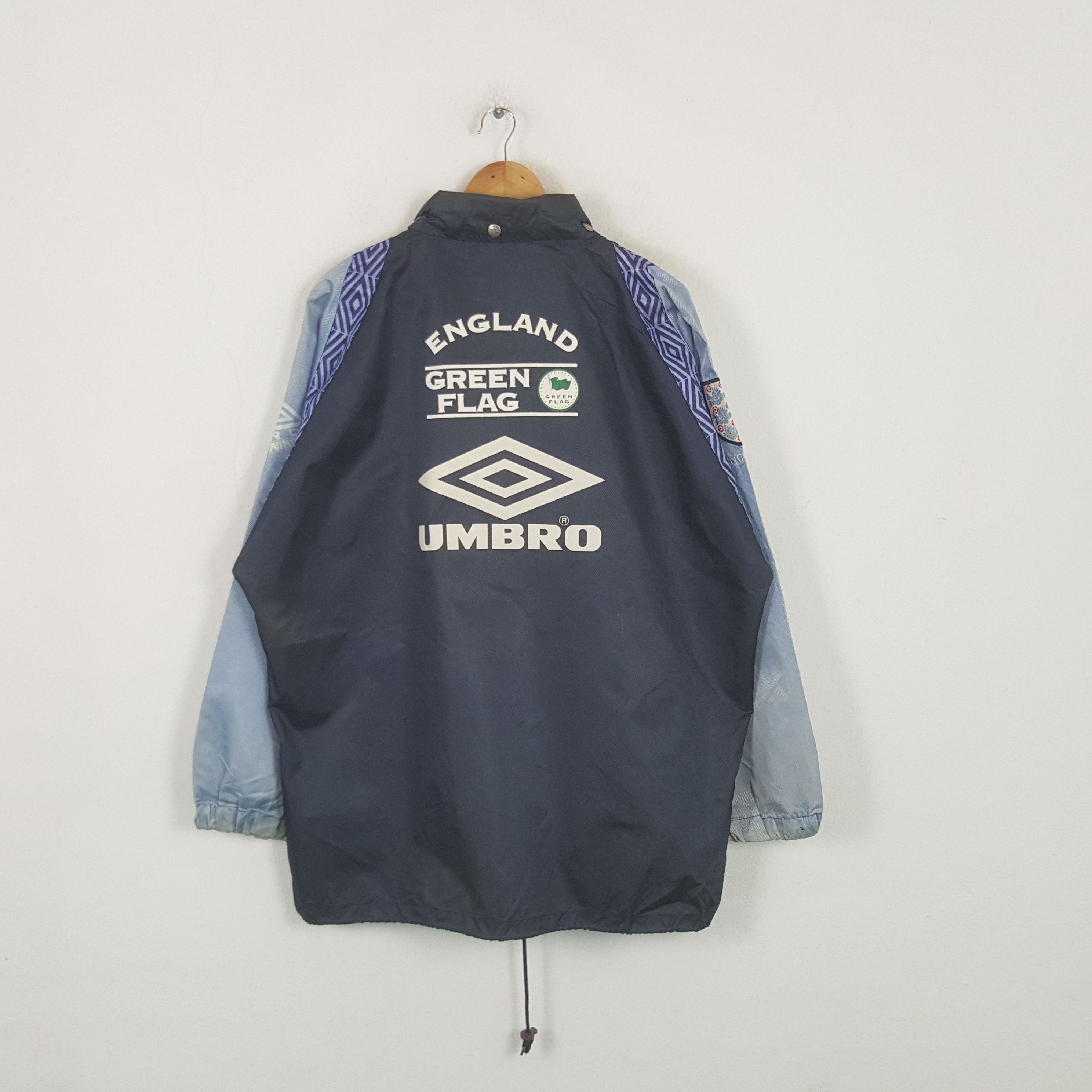 Umbro Vintage Umbro England FC Windbreaker Jacket RR6 Size US XXL / EU 58 / 5 - 1 Thumbnail