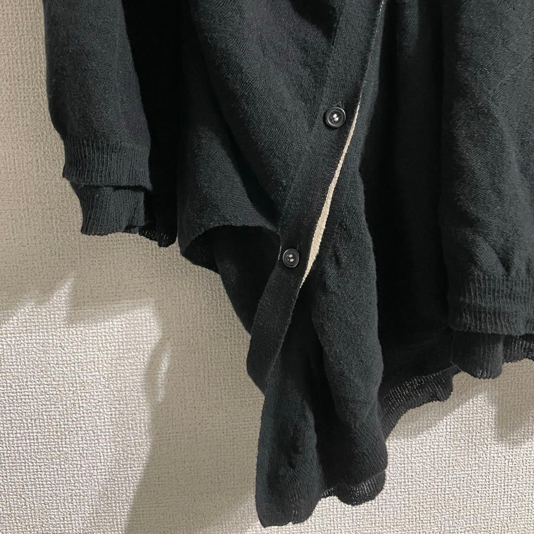 Yohji Yamamoto Yohji Yamamoto pour homme / Asymmetrical cardigan Size US L / EU 52-54 / 3 - 4 Thumbnail