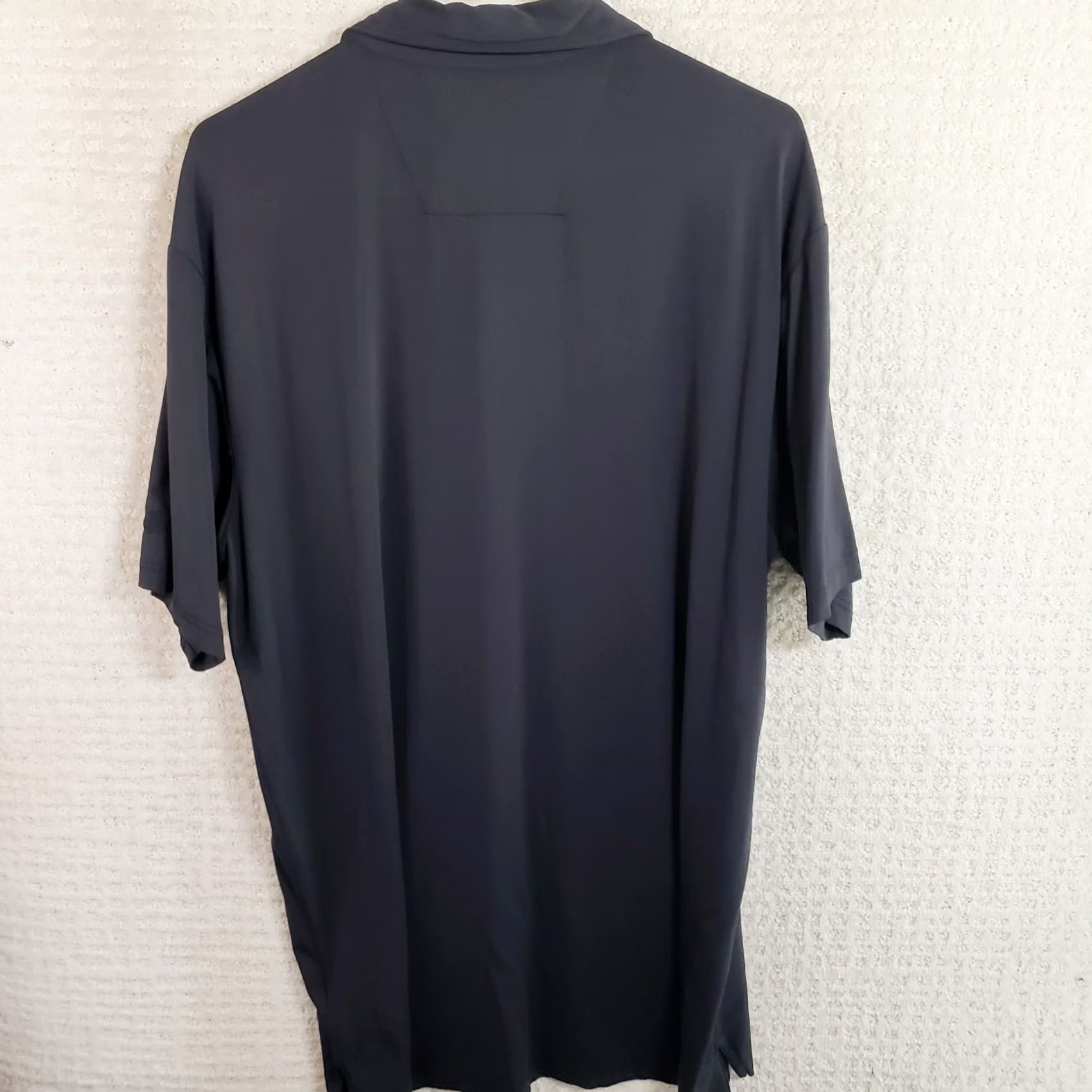 Vintage Jack Nicklaus Polo Shirt Men's L Black Short Sleeve Nylon Spandex Golf Casual Breathable Logo Shirt | Regular Fit Size US L / EU 52-54 / 3 - 6 Thumbnail