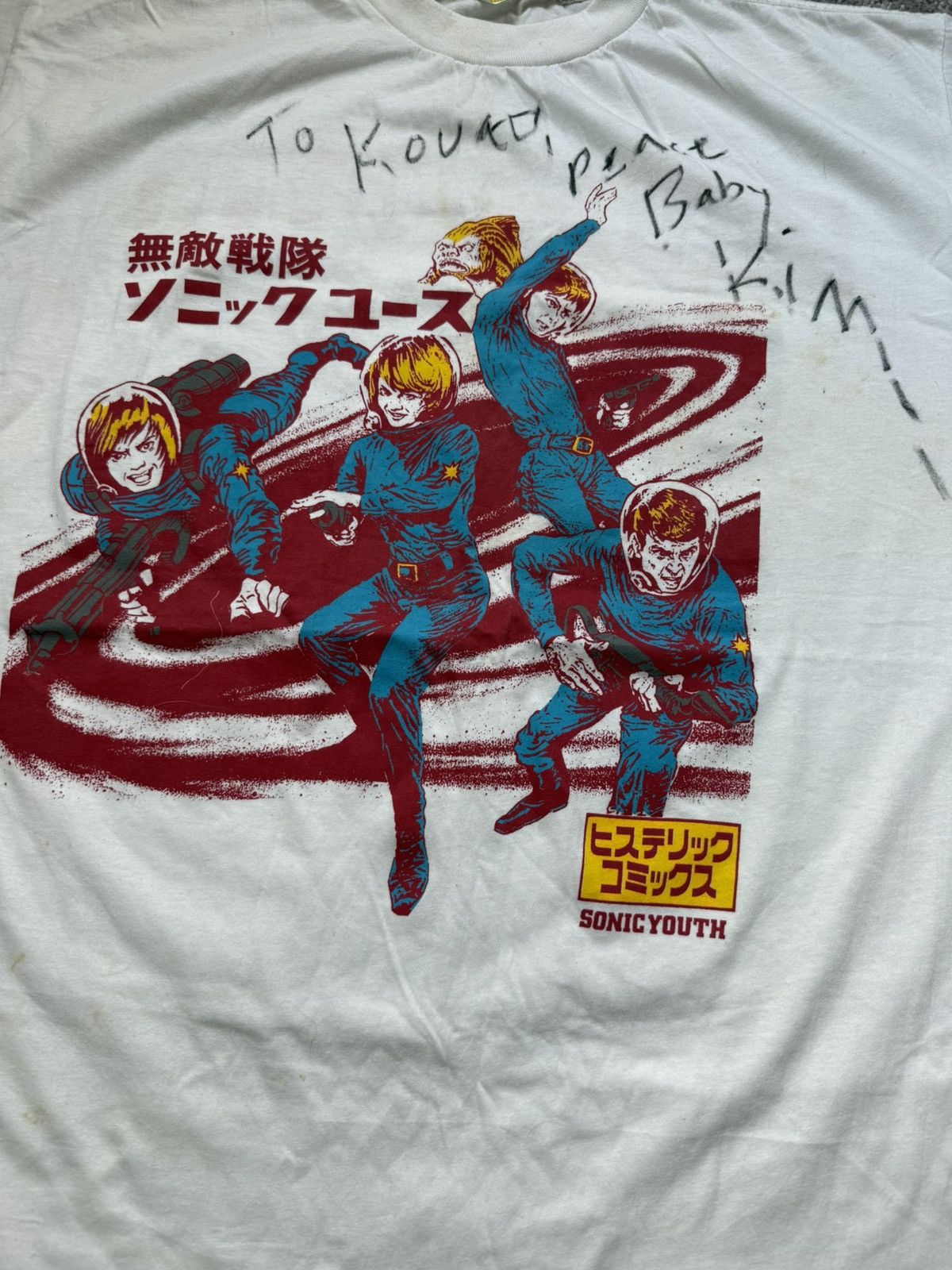 Band Tees × Vintage Vintage 1992 Sonic Youth Hysteric Glamour Astronauts Tshirt Size US XL / EU 56 / 4 - 3 Thumbnail
