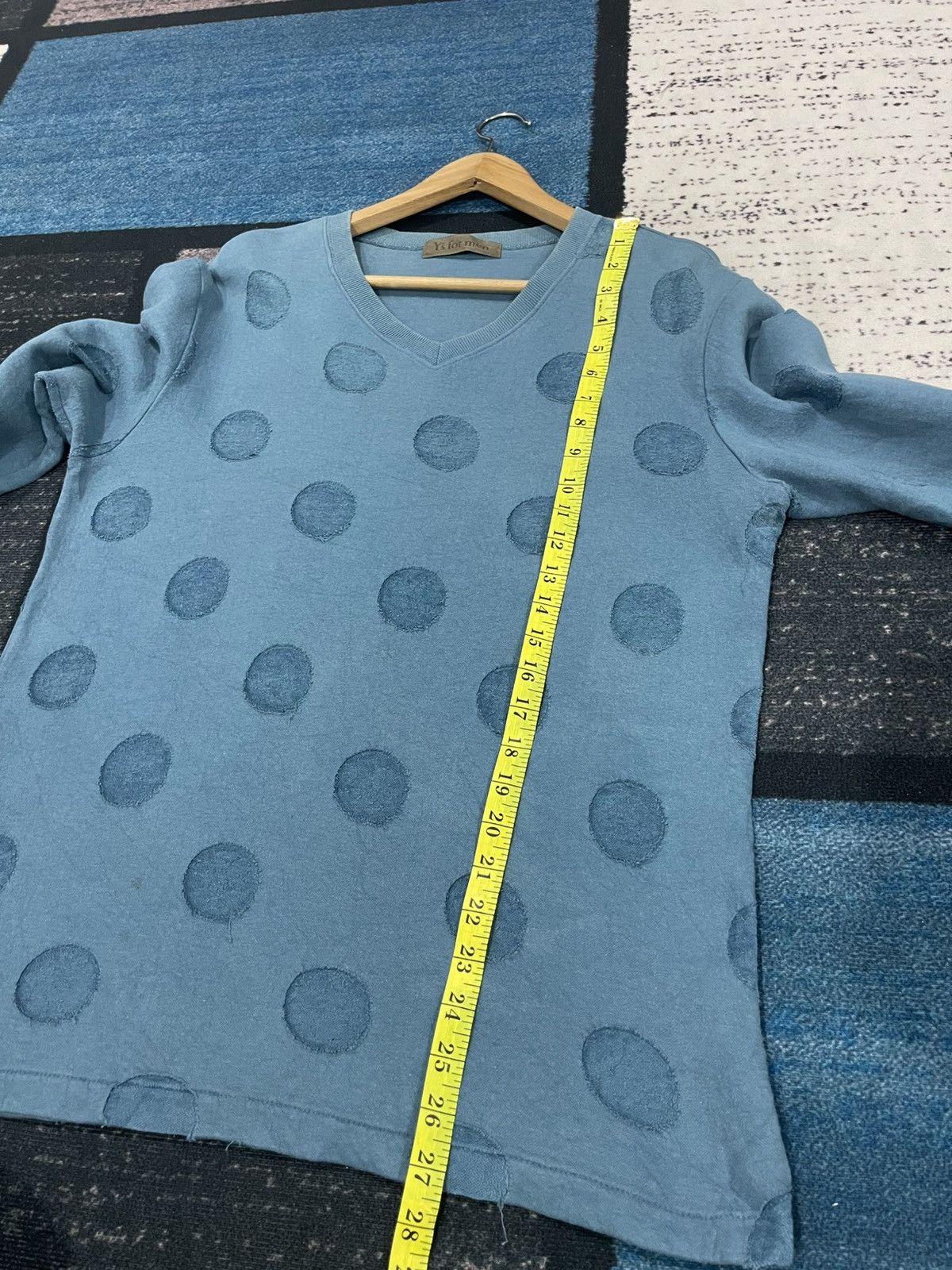 Y's for Men Y’s for men Longsleeve V-Neck Polka Dot Shirt Size US L / EU 52-54 / 3 - 12 Thumbnail