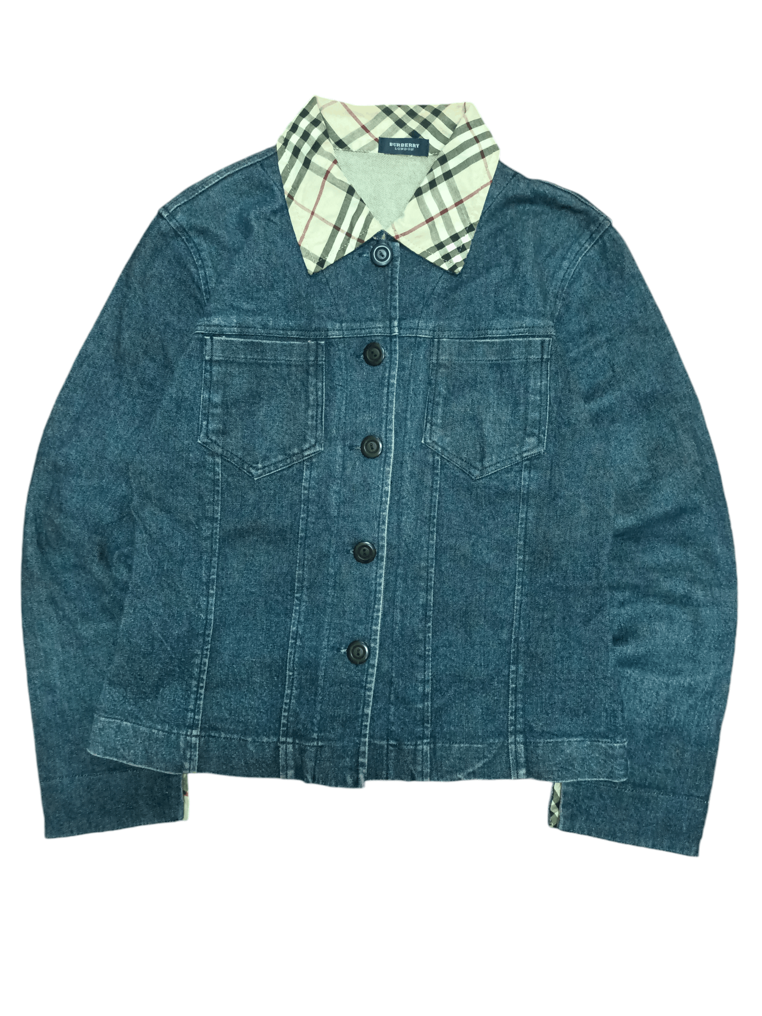 Burberry × Designer BURBERRY DENIM JACKET x DESIGNER Size XS / US 0-2 / IT 36-38 - 3 Thumbnail