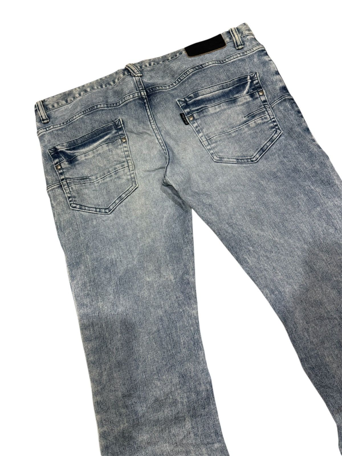 Tornado Mart TORNADO MART ACID WASH BOOTCUT JEANS Size US 34 / EU 50 - 6 Thumbnail