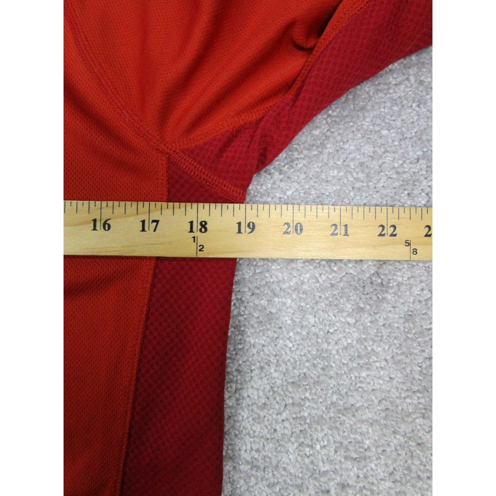 Vintage L.L.Bean Sweater Mens Small Red Hiking Quarter Zip Shirt Size US S / EU 44-46 / 1 - 5 Thumbnail