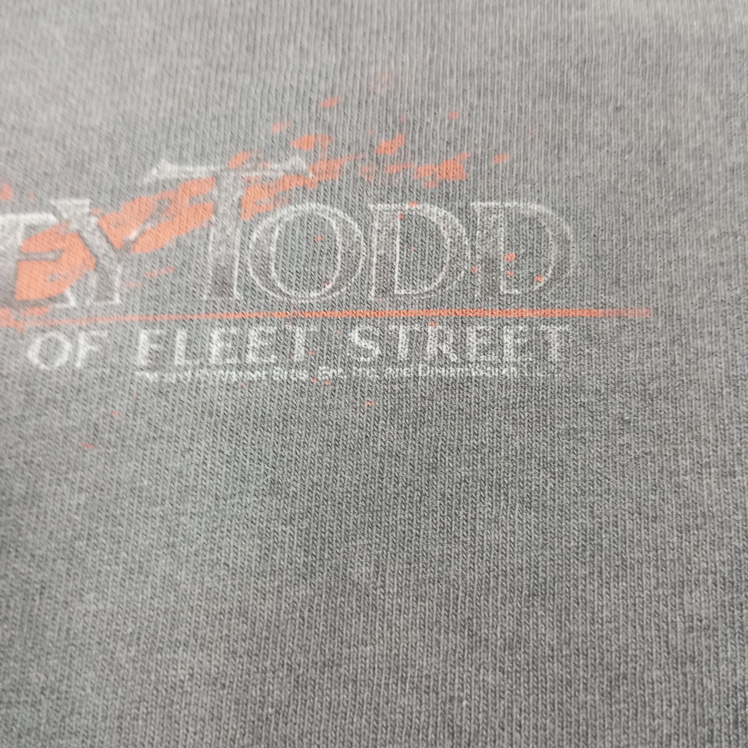 Vintage Sweeney Todd Driven by Revenge Movie Distressed Tshirt Size US S / EU 44-46 / 1 - 5 Thumbnail