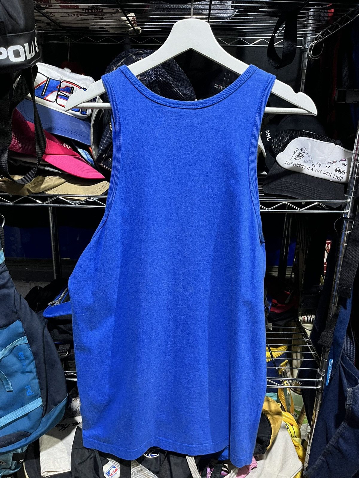 Nike Nike Air Big Swoosh Tank Top Tee 90s Size US L / EU 52-54 / 3 - 4 Thumbnail