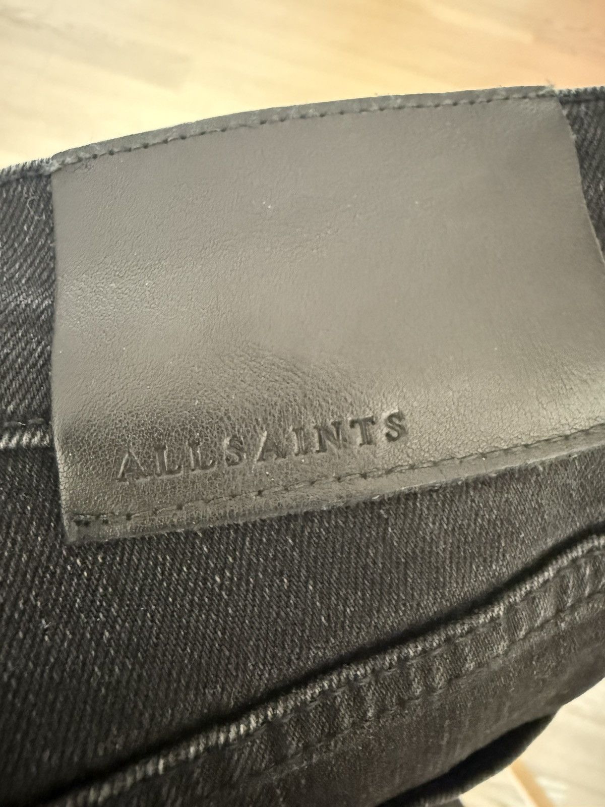 Allsaints Allsaints Distressed Black Skinny Jeans Size US 30 / EU 46 - 6 Thumbnail