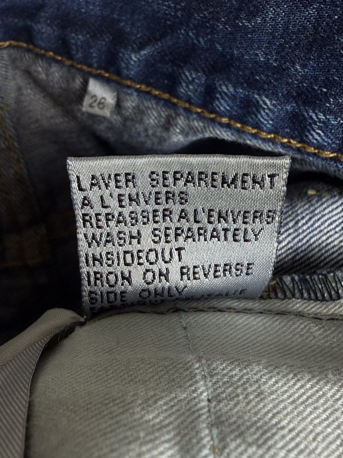 Dior AW12 Dior Homme Faded Indigo Jake Denim Jeans KVA Size US 26 / EU 42 - 11 Thumbnail