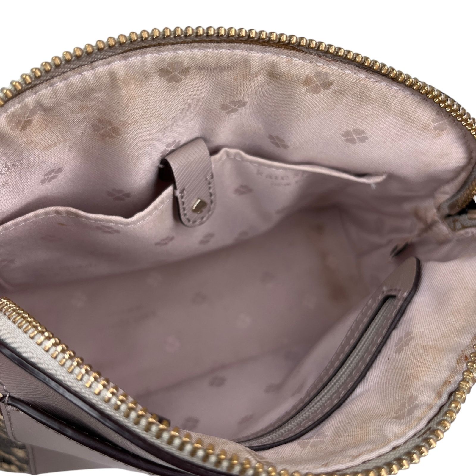 Kate Spade Kate Spade NY Louise Python Embossed Taupe Crossbody Purse Size ONE SIZE - 6 Thumbnail