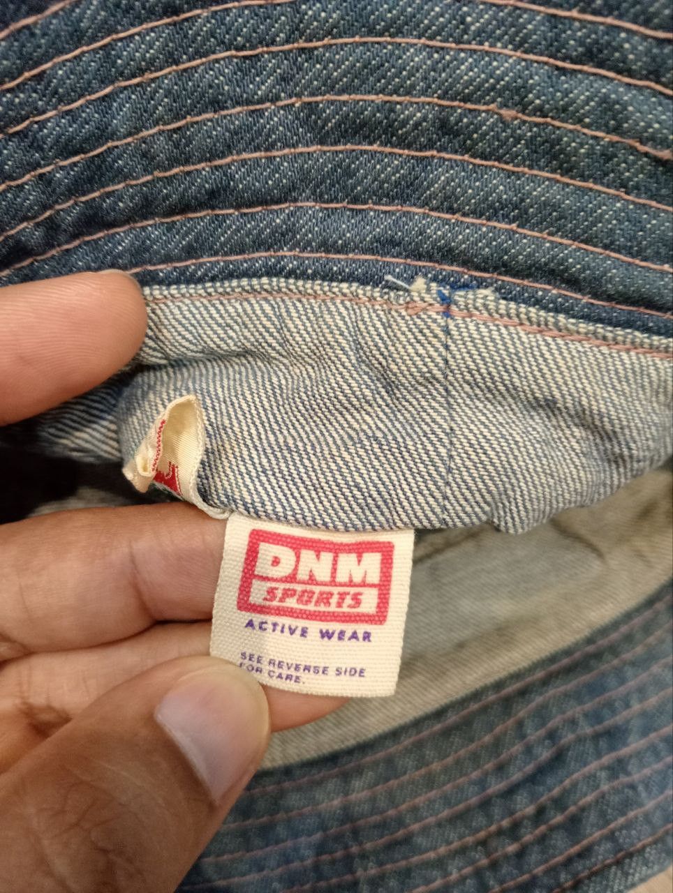 Denime DENIME JAPAN DNM SPORTS BLUE DENIM BUCKET HAT Size ONE SIZE - 6 Thumbnail