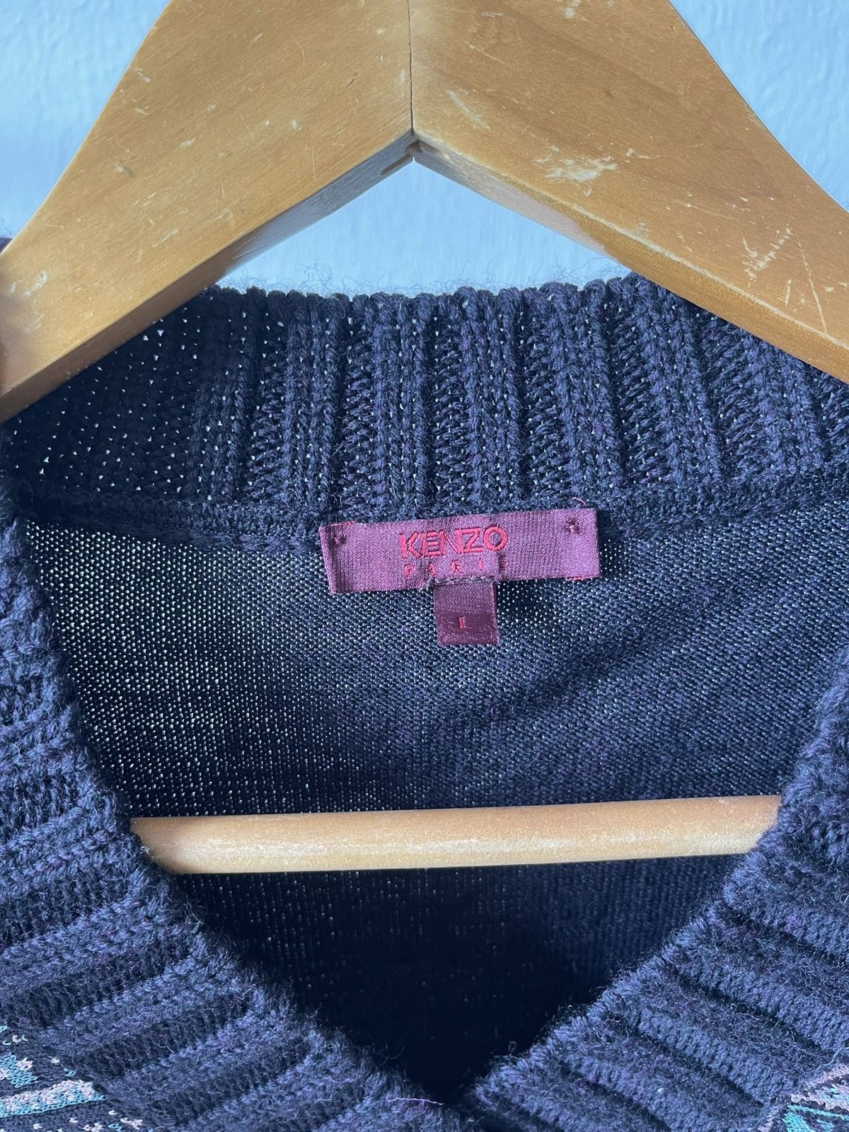 Kenzo 2000s Kenzo Paris Art Knitwear Size US XS / EU 42 / 0 - 6 Thumbnail