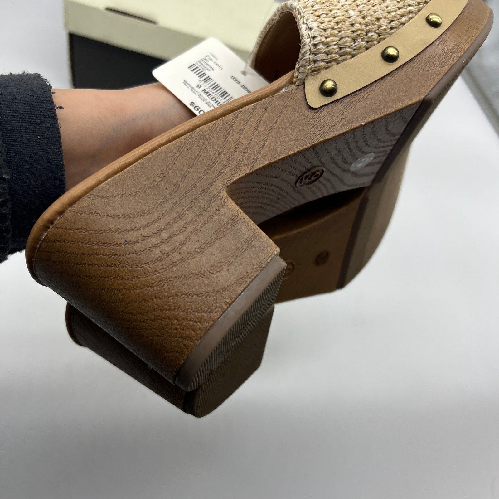 Other a.n.a. Women Shoes Robinson Casual Heel Natural Color Size 9 Size US 9 / IT 39 - 8 Thumbnail