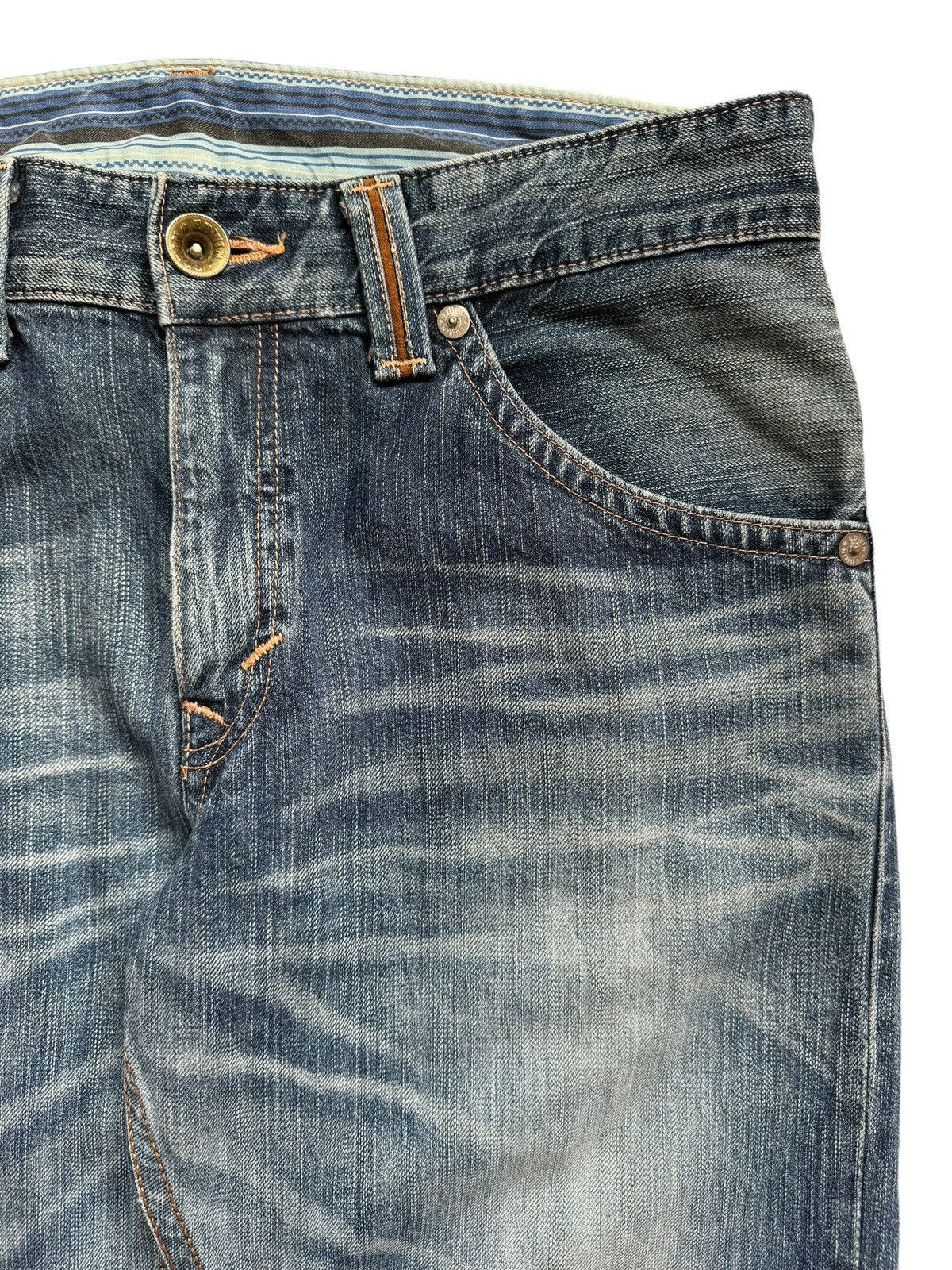 Edwin Vintage Edwin XV Exclusive Distressed Denim Jeans Size US 32 / EU 48 - 3 Thumbnail