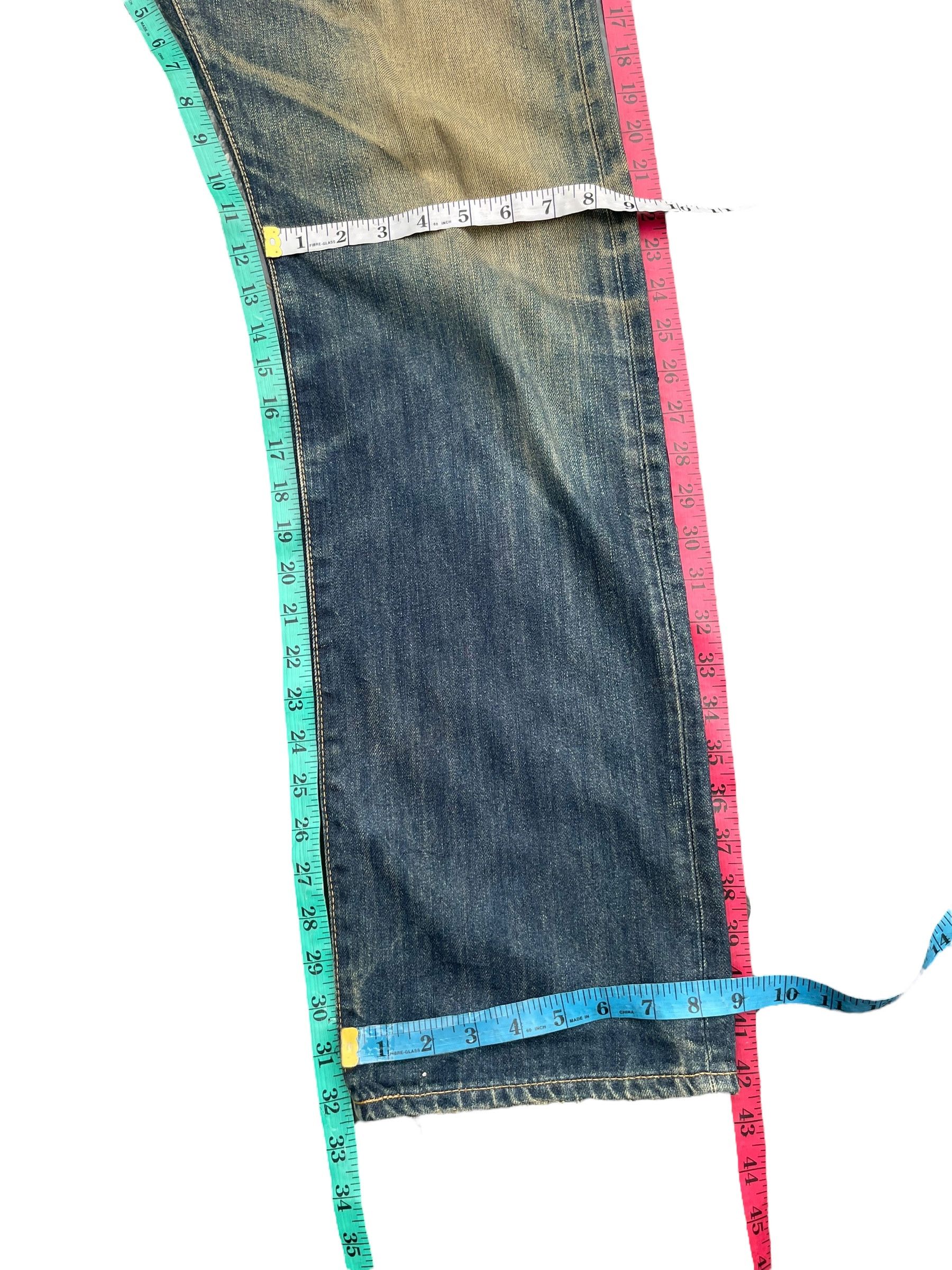 Japanese Brand × Vintage Vintage Back Number Faded Distresed Denim Size US 34 / EU 50 - 12 Thumbnail