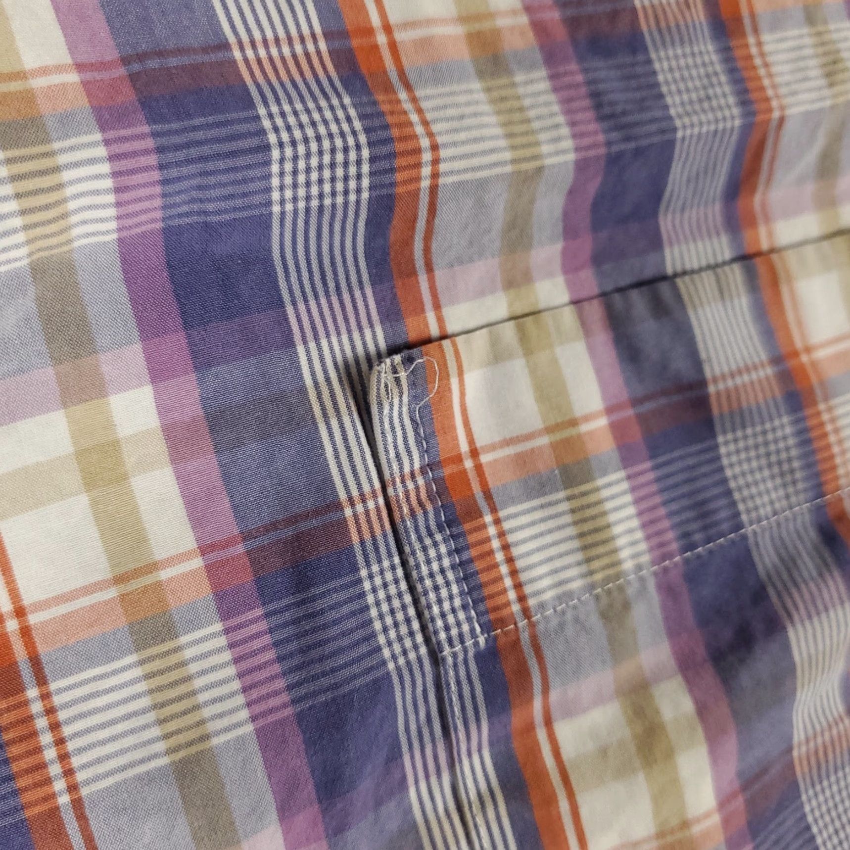 Peter Millar Peter Millar Shirt Mens Size Large Purple Plaid Button Up Long Sleeve Casual Size US L / EU 52-54 / 3 - 3 Thumbnail