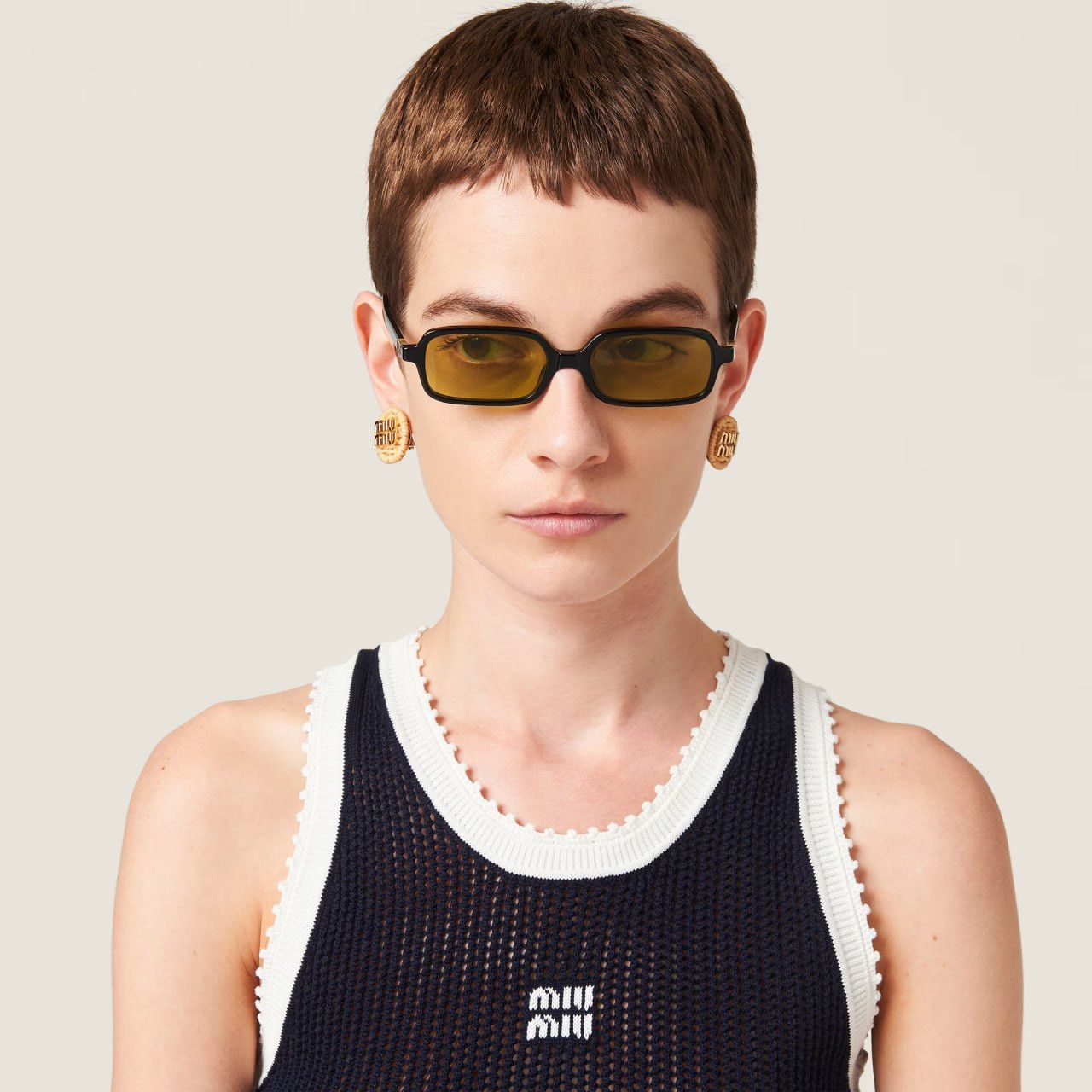 Miu Miu NEW Miu Miu MU11ZSF 16K07O REGARD Unisex Sunglasses Size ONE SIZE - 11 Thumbnail