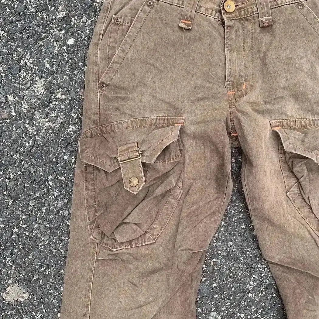 Selected Homme STEALS 💥 FLARE/BOOTCUT JAPANESE BONDAGE RARE TACTICAL PANTS Size US 29 - 4 Thumbnail