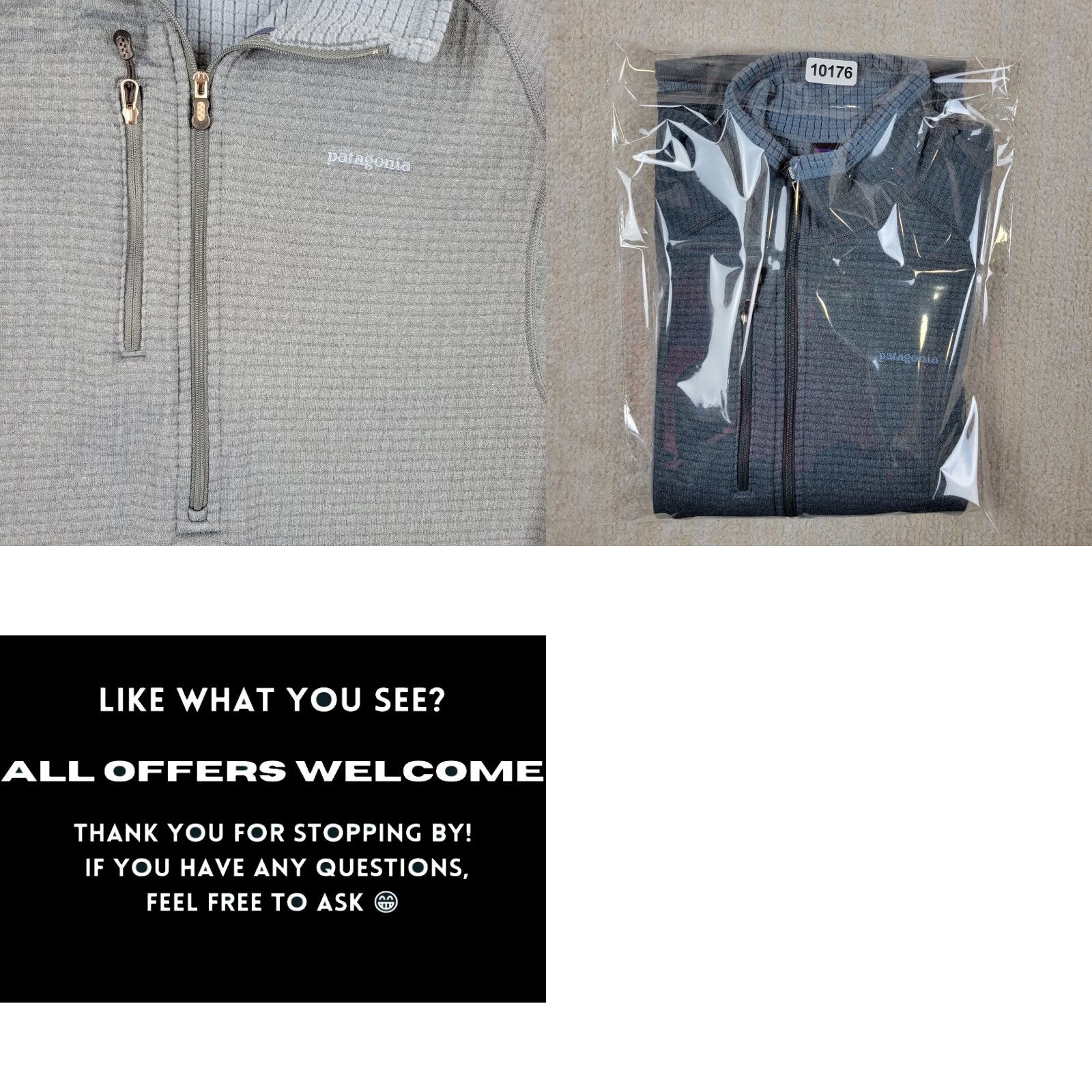 Patagonia Patagonia R2 Fleece Jacket Mens S Gray Thermal Full Zip Hiking Windbreaker Casual Travel Workwear Size US S / EU 44-46 / 1 - 8 Thumbnail