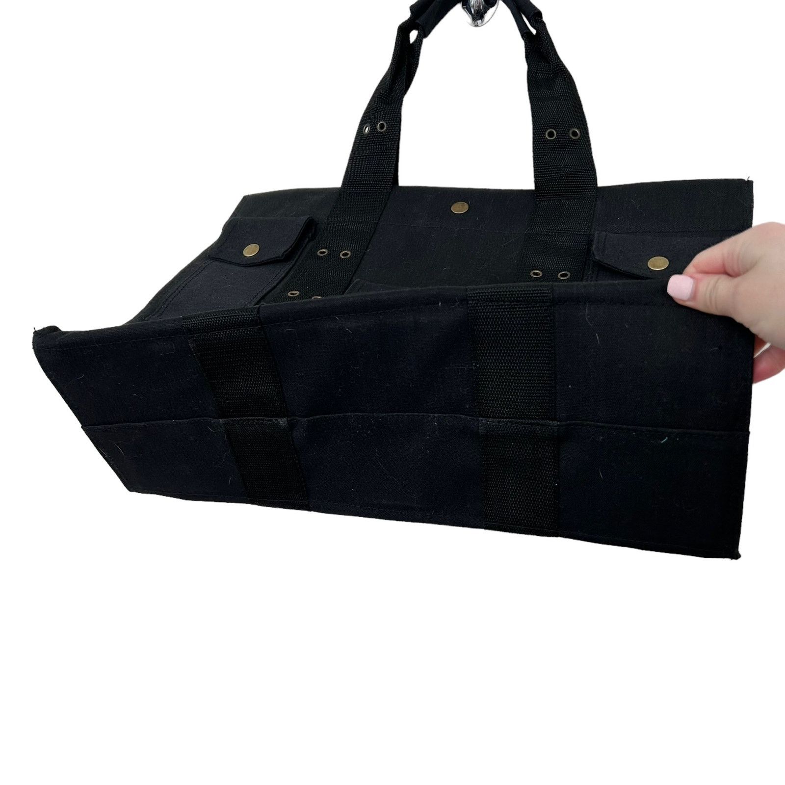 Other Murval Paris Black Grommet Tote Shoulder Bag Size ONE SIZE - 2 Thumbnail