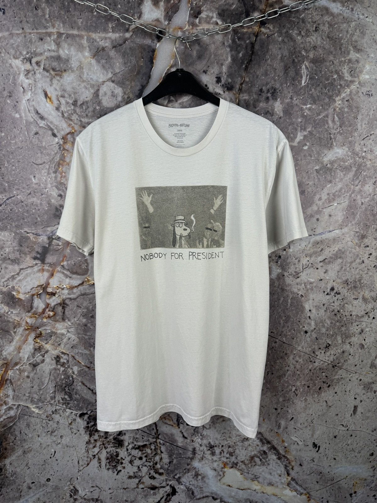 Fucking Awesome Fucking Awesome Nobody For President Graphic T-Shirt Skate Size US L / EU 52-54 / 3 - 1 Thumbnail