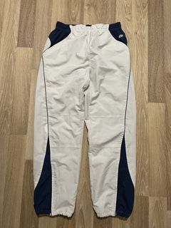 Nike Vintage Nike Track Pants Navy Blue Nylon Sweatpants Y2K