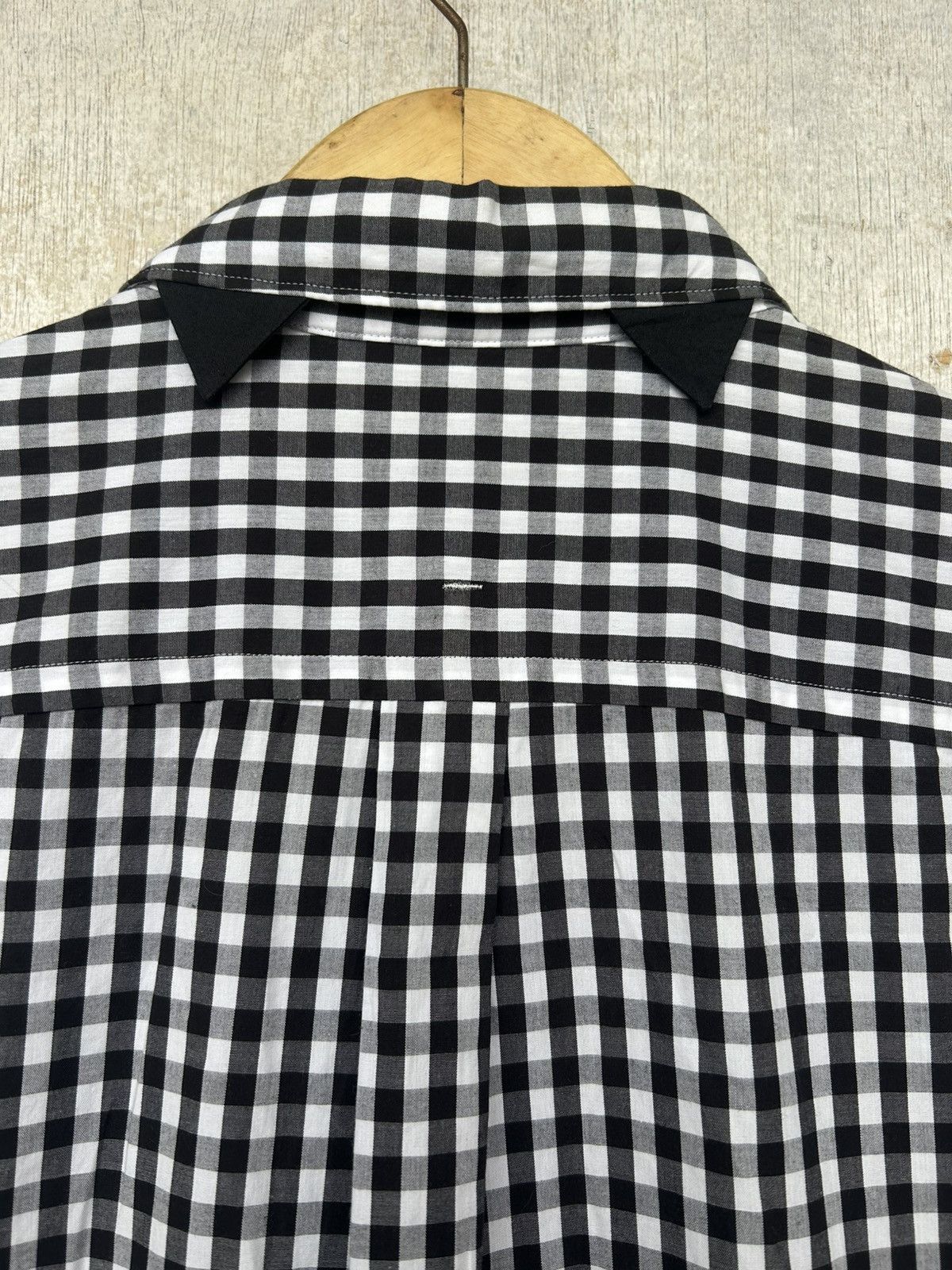 Issey Miyake Frapbois Gingham Check Shirt Size XS / US 0-2 / IT 36-38 - 7 Thumbnail
